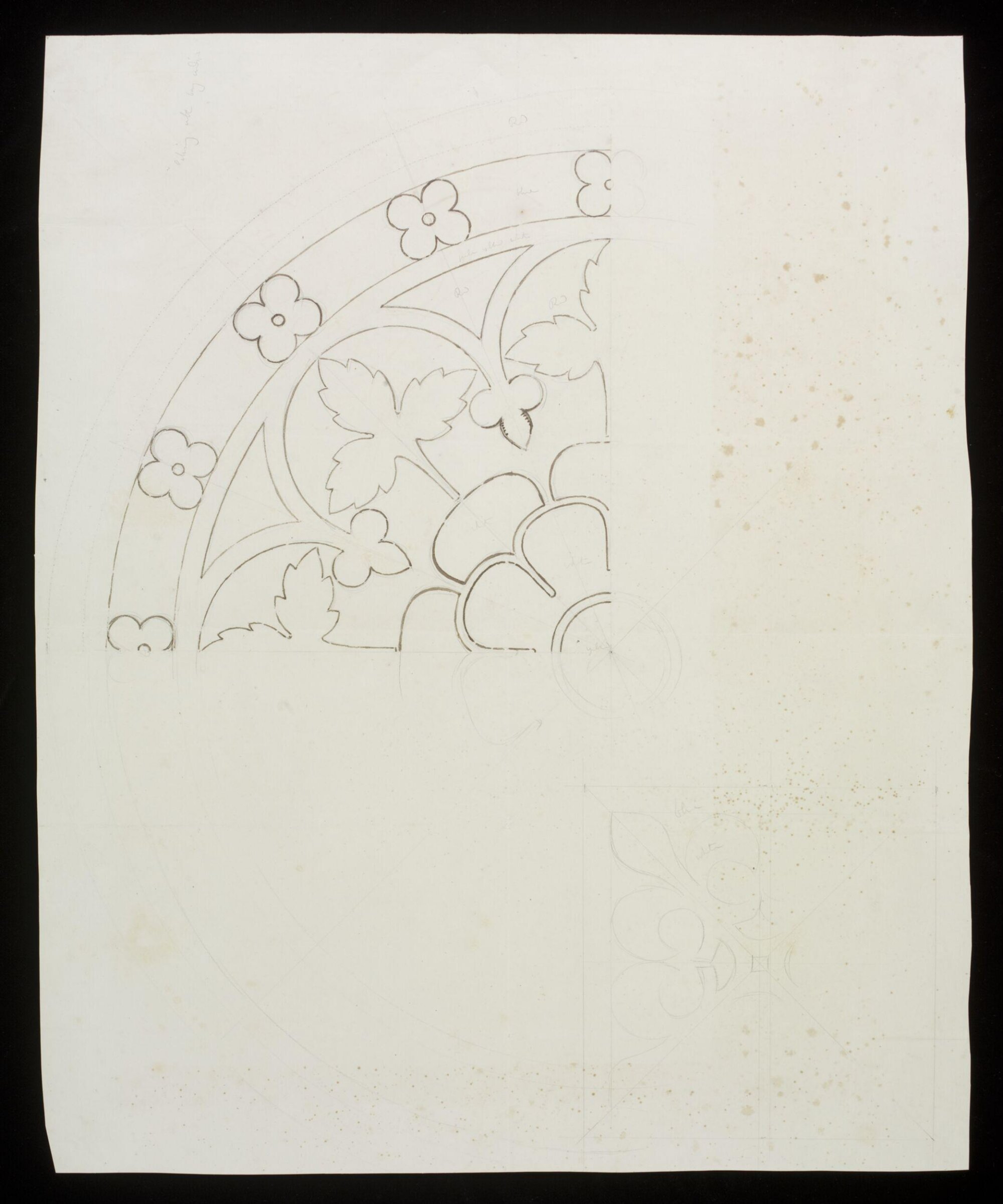 Drawing, A.W.N. Pugin, c. late 1840s