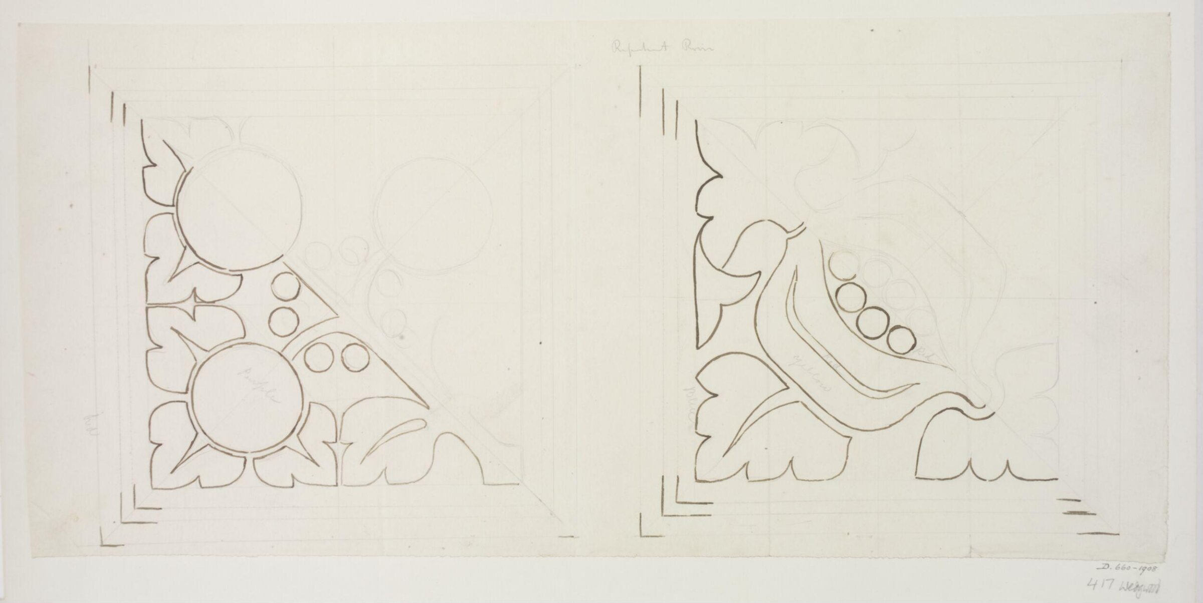 Drawing, A.W.N. Pugin, c. late 1840s