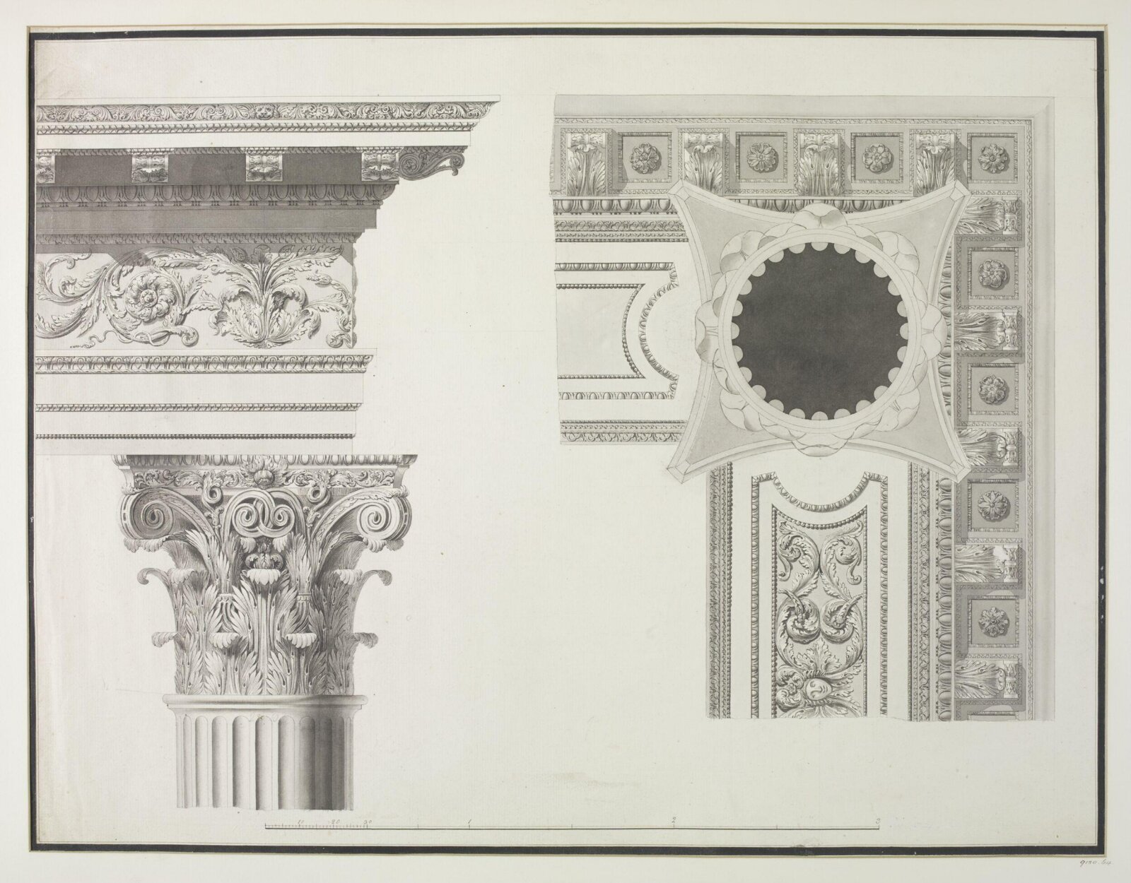 Drawing, Robert Adam, 1754-92
