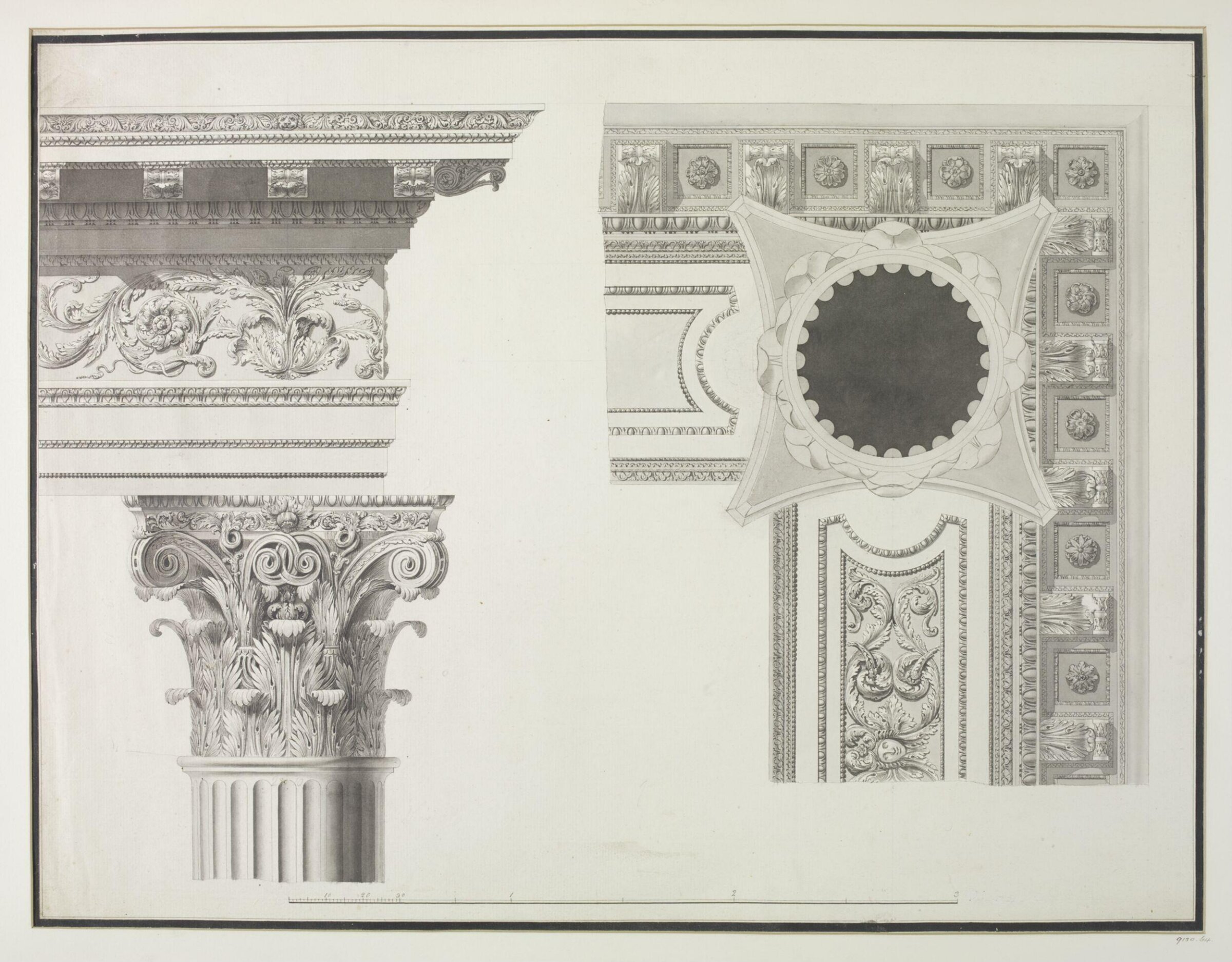 Drawing, Robert Adam, 1754-92