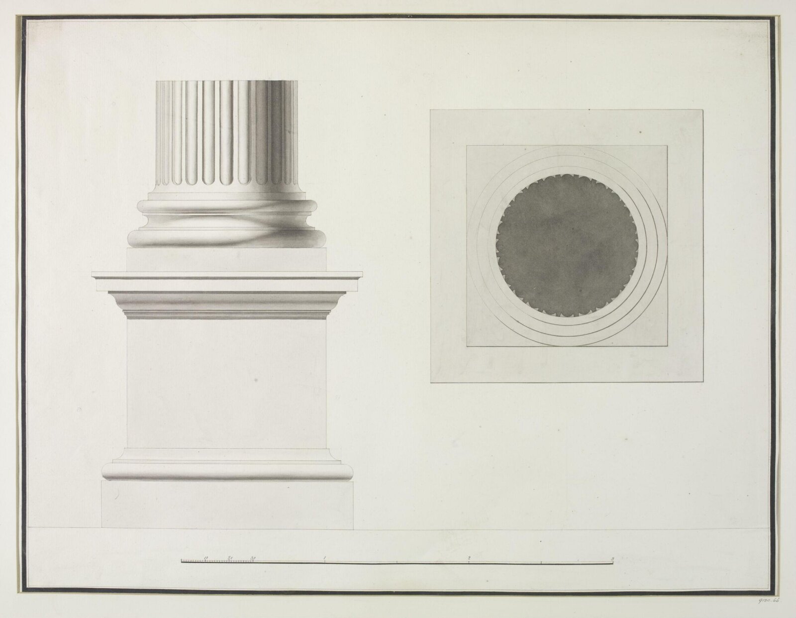 Drawing, Robert Adam, 1754-92
