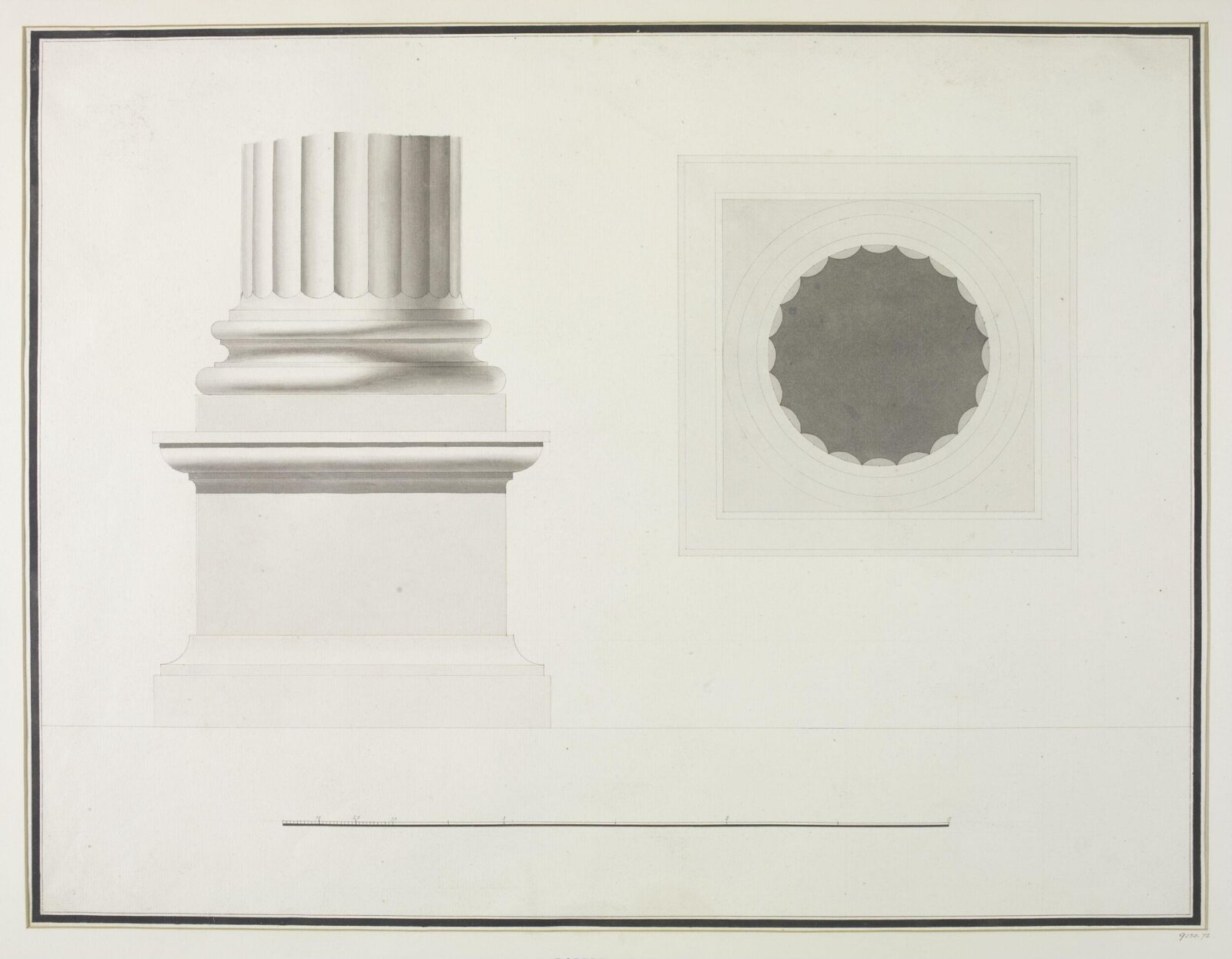Drawing, Robert Adam, 1754-92