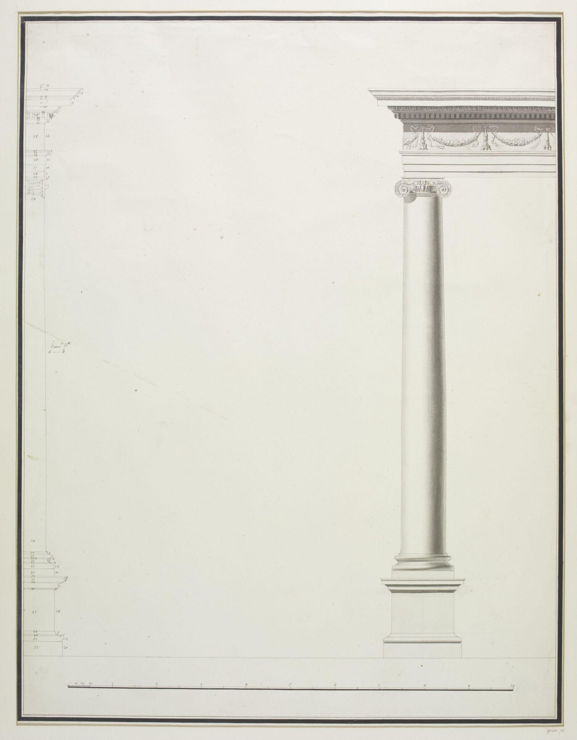 Drawing, Robert Adam, 1754-92