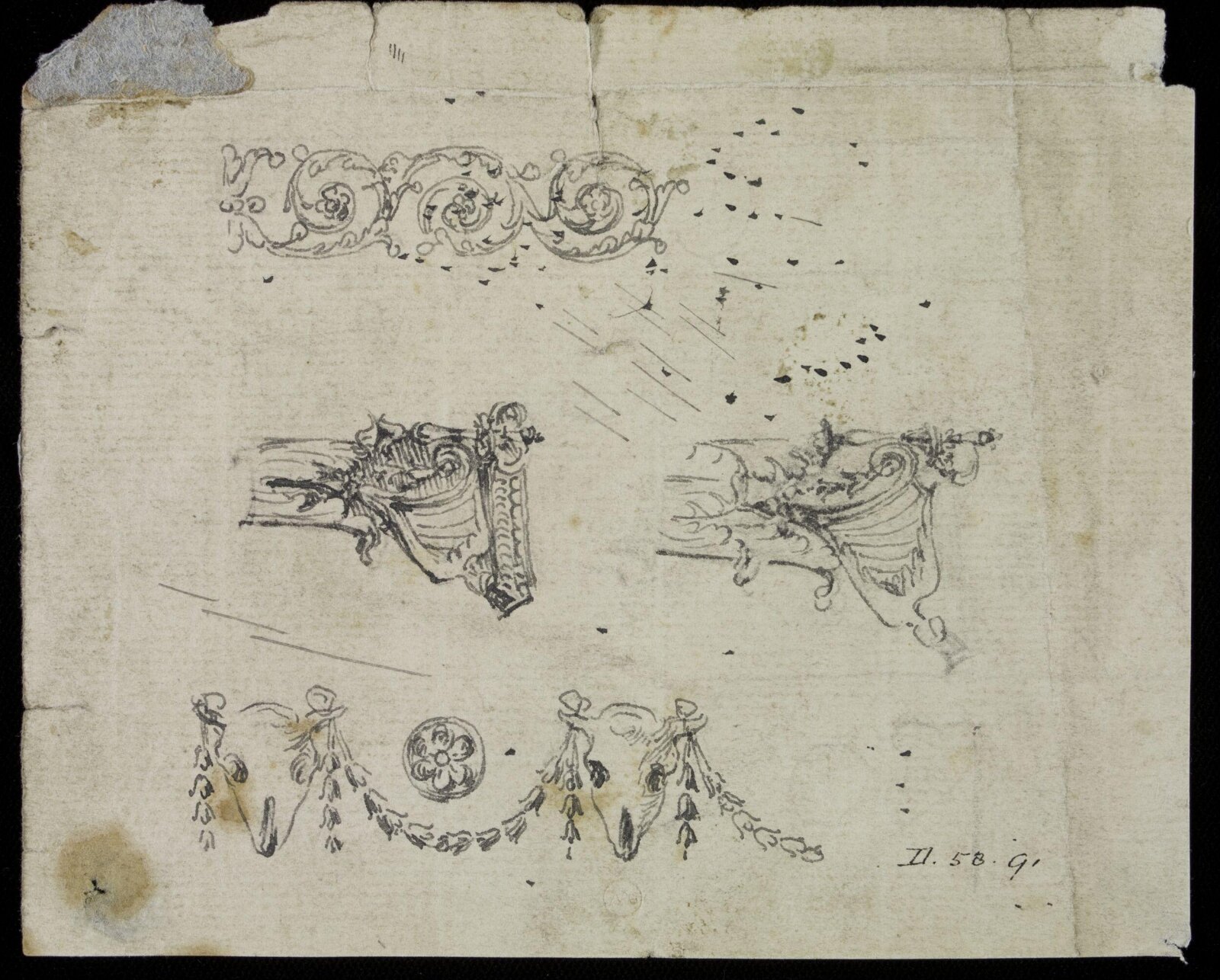 Drawing, James Thornhill, c. 1695-1734