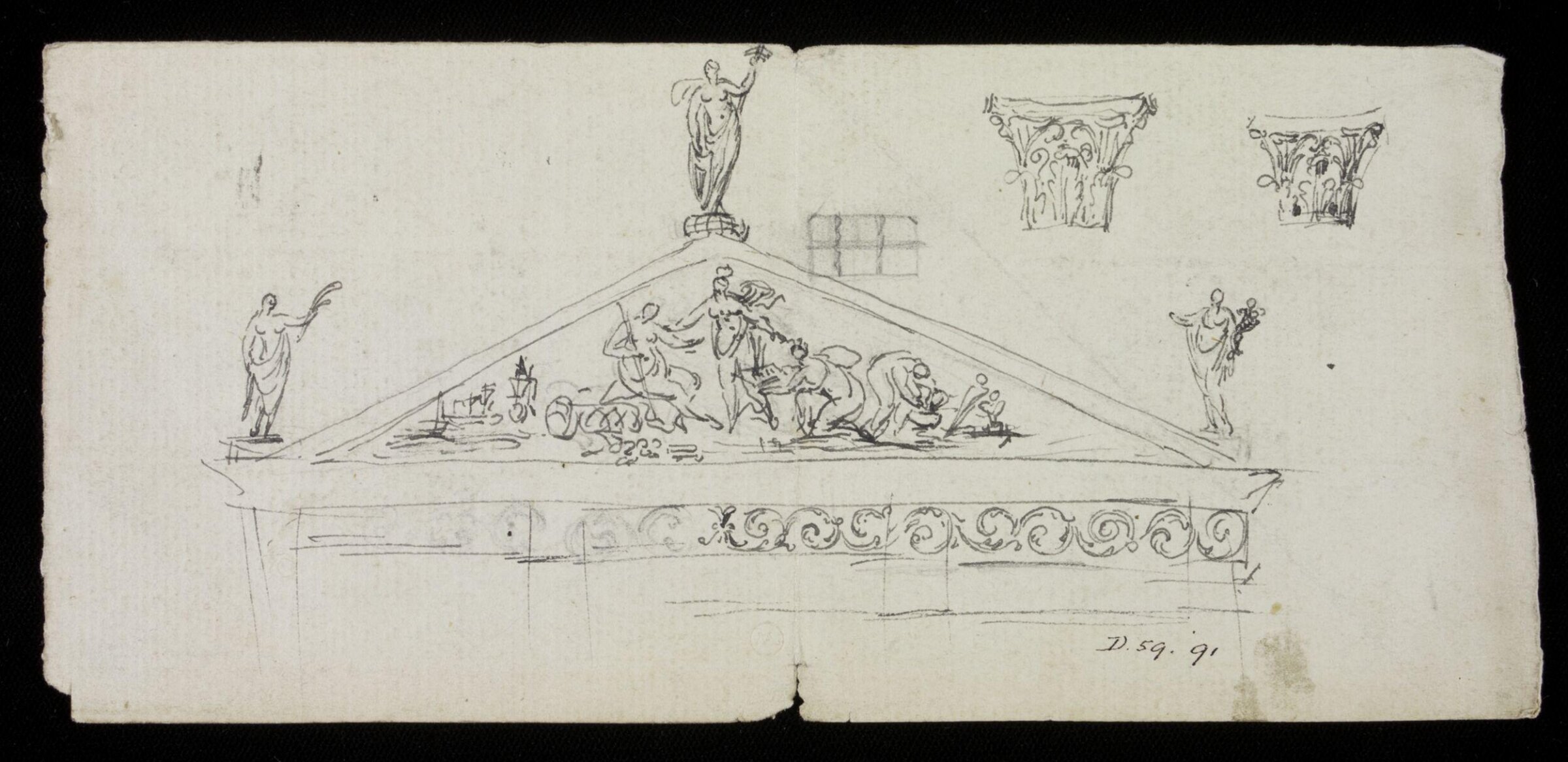 Drawing, James Thornhill, c. 1695-1734