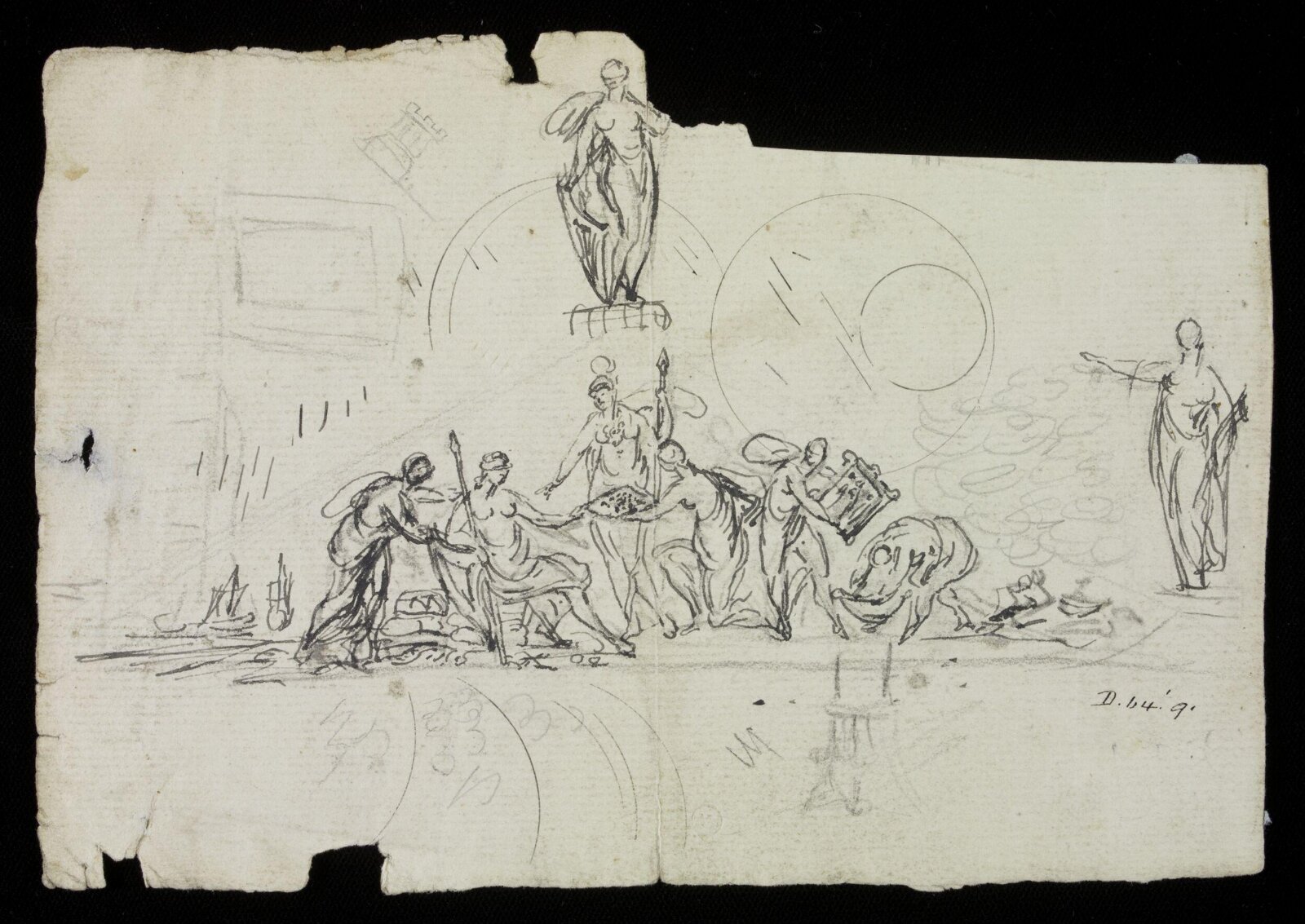 Drawing, James Thornhill, c. 1695-1734