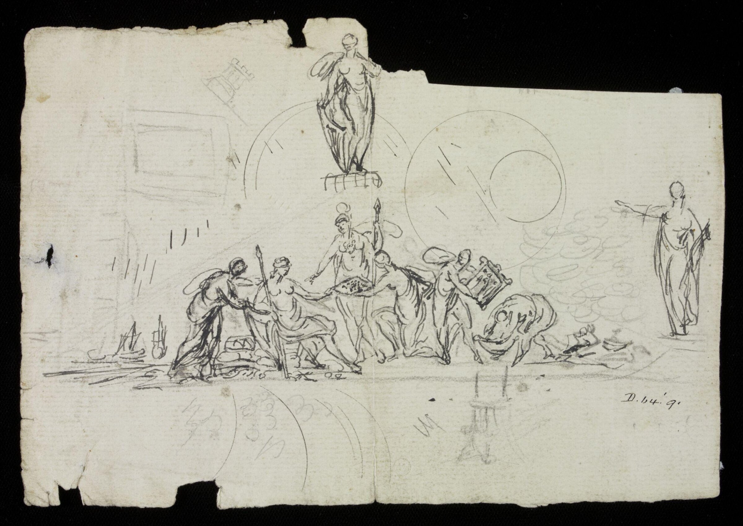 Drawing, James Thornhill, c. 1695-1734