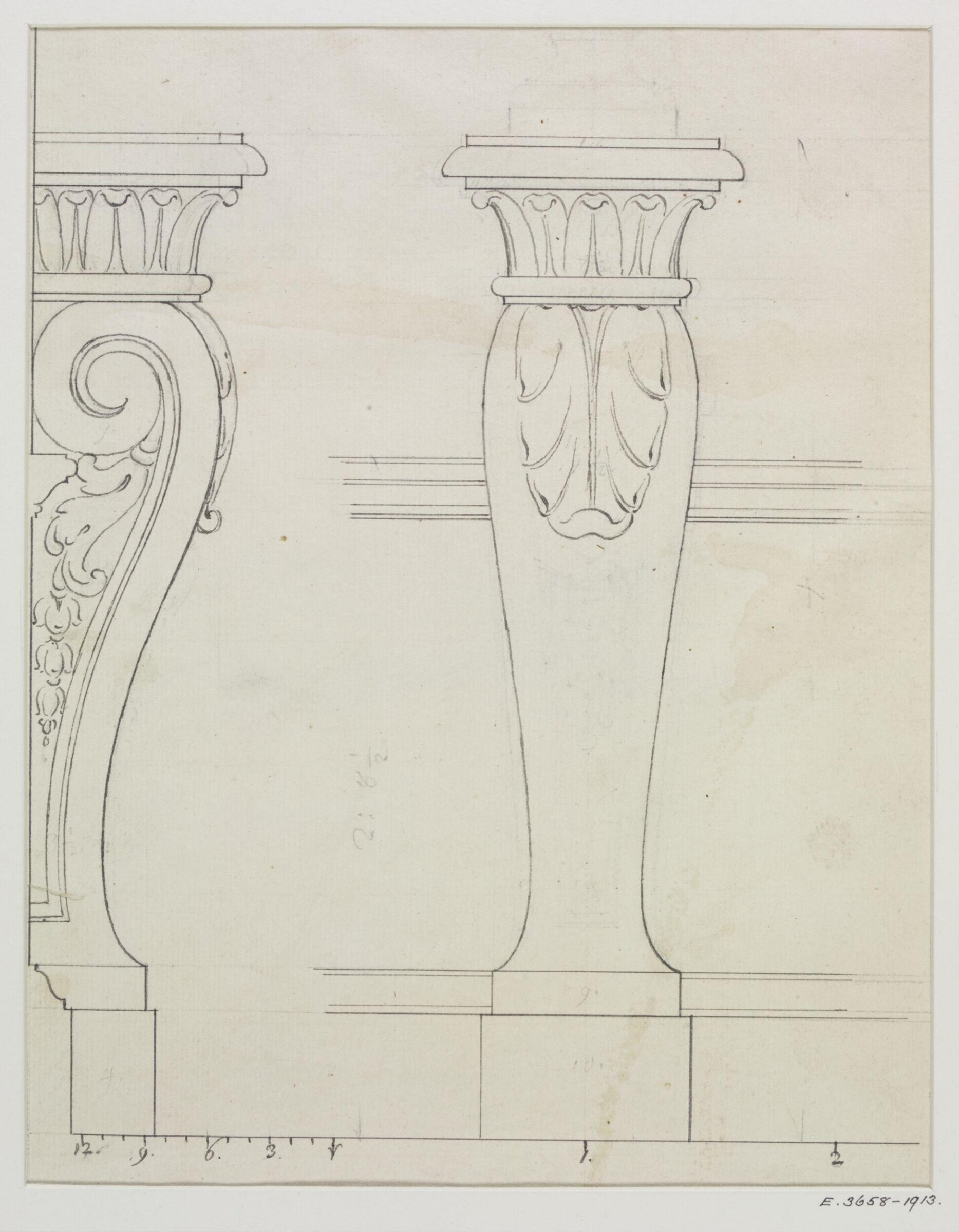 Drawing, James Gibbs, 1700-1749