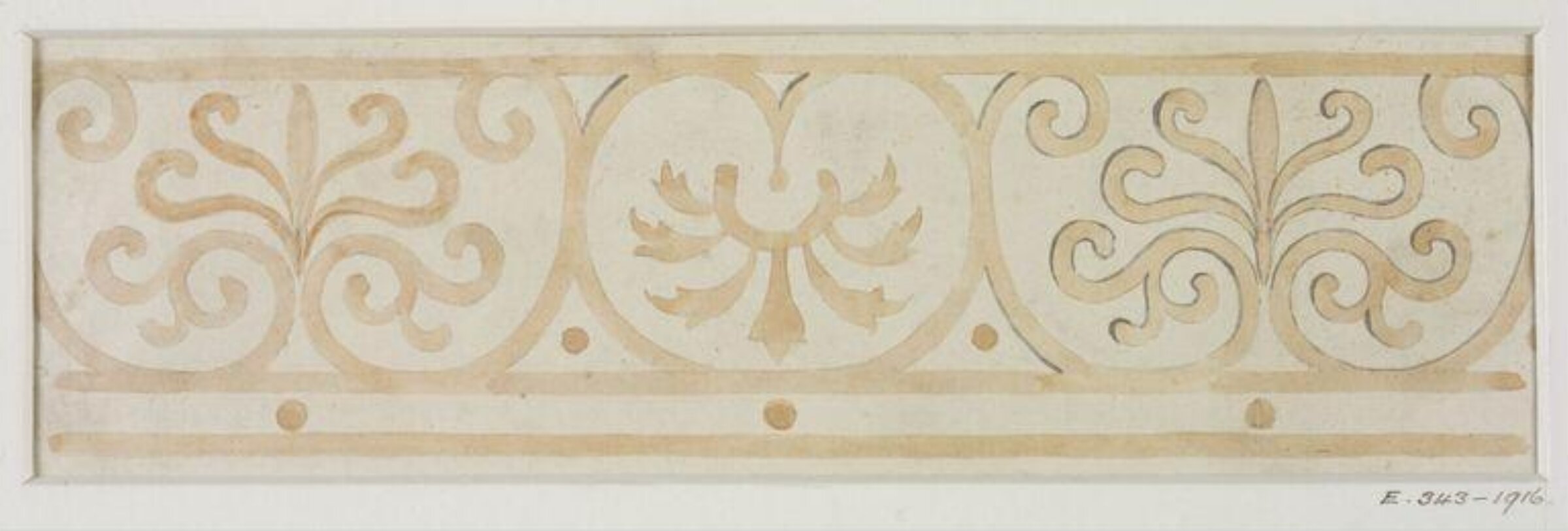 Drawing, John Soane, 1773-1837
