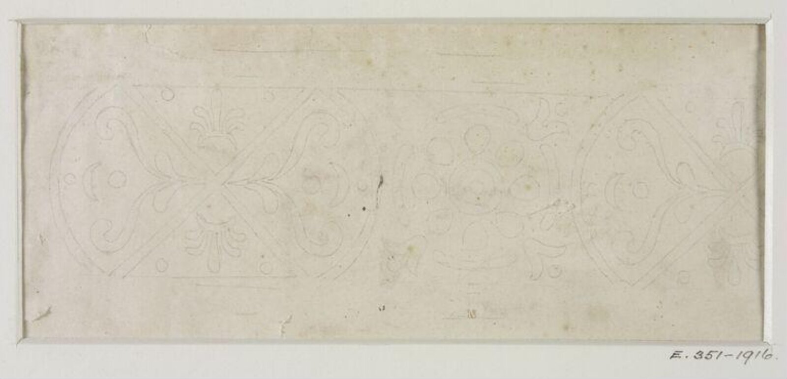 Drawing, John Soane, 1773-1837