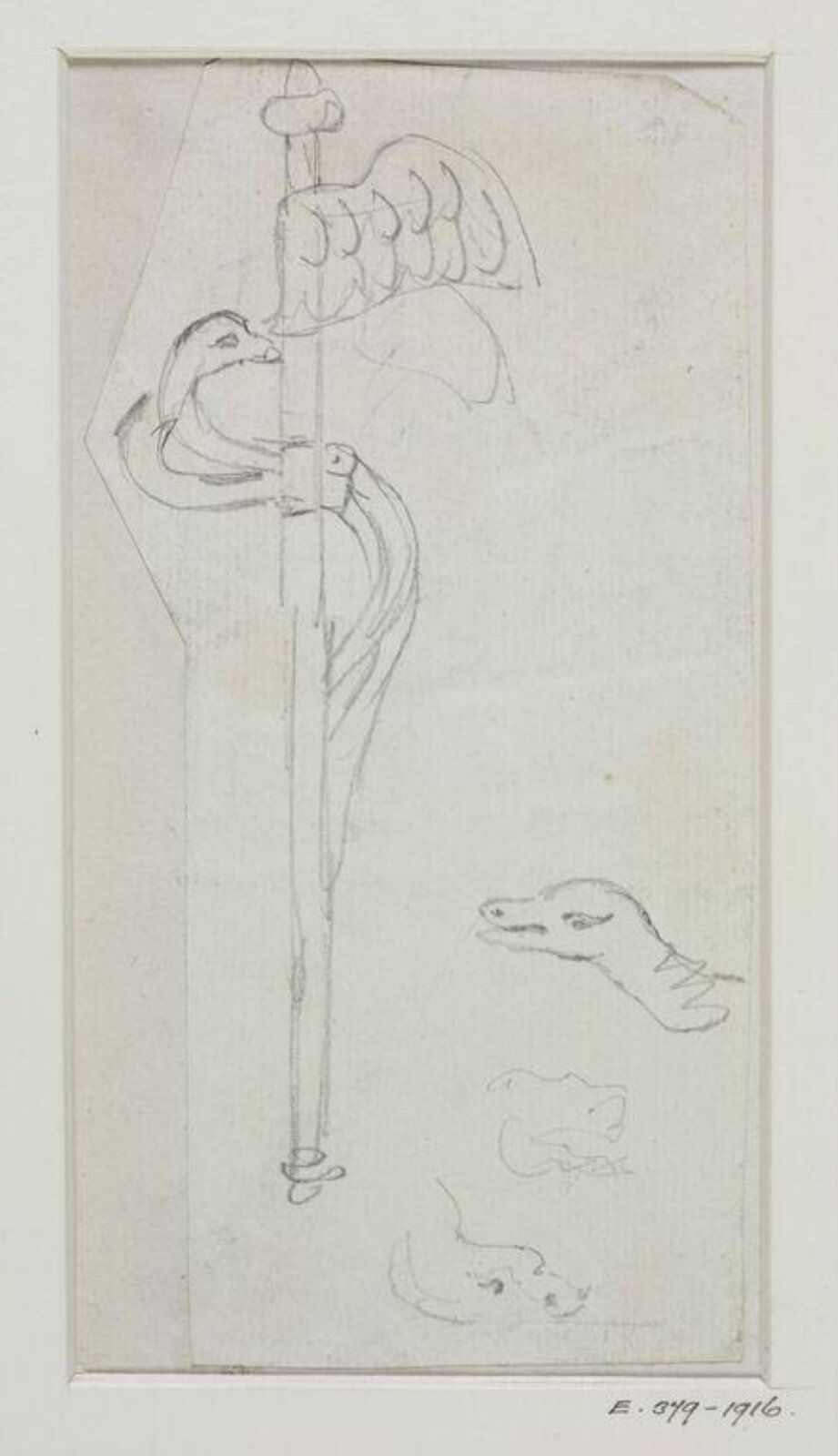 Drawing, John Soane, 1773-1837