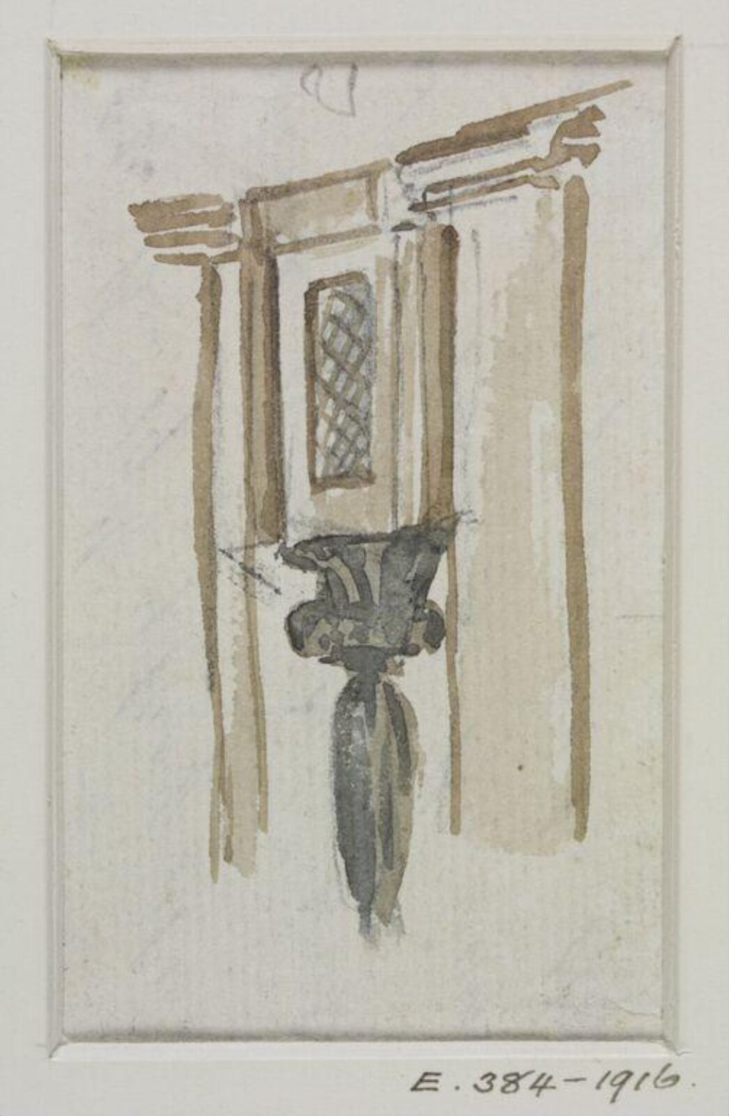 Drawing, John Soane, 1773-1837