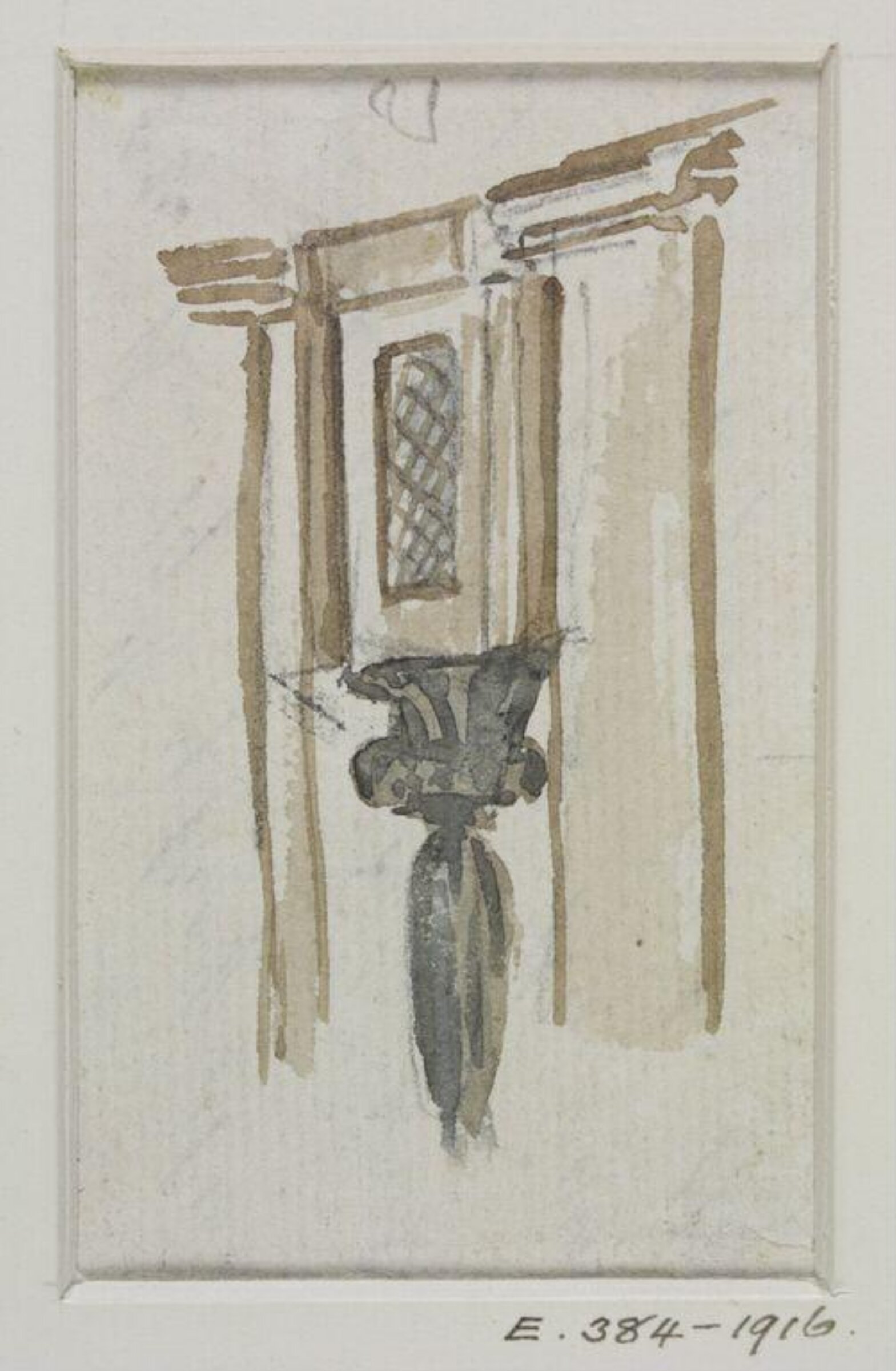 Drawing, John Soane, 1773-1837