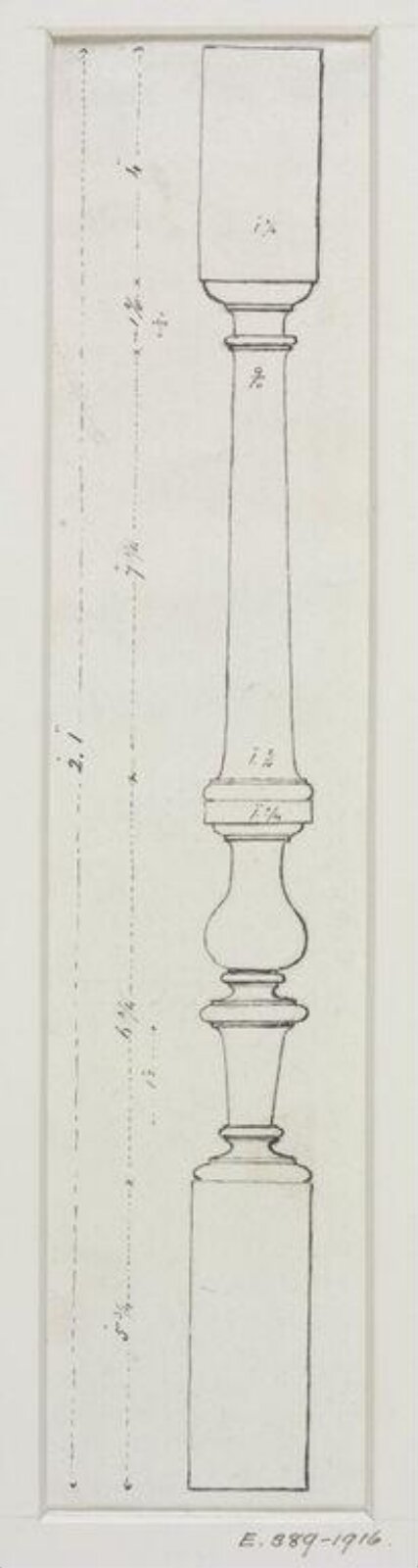 Drawing, John Soane, 1773-1837
