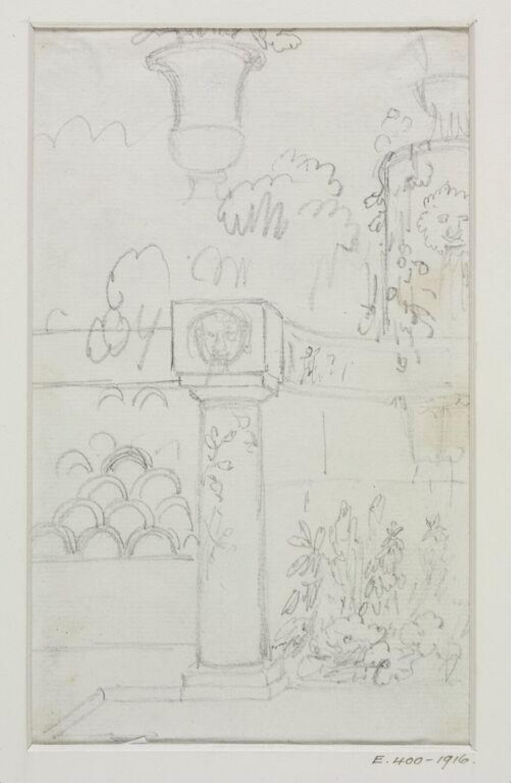 Drawing, John Soane, 1773-1837