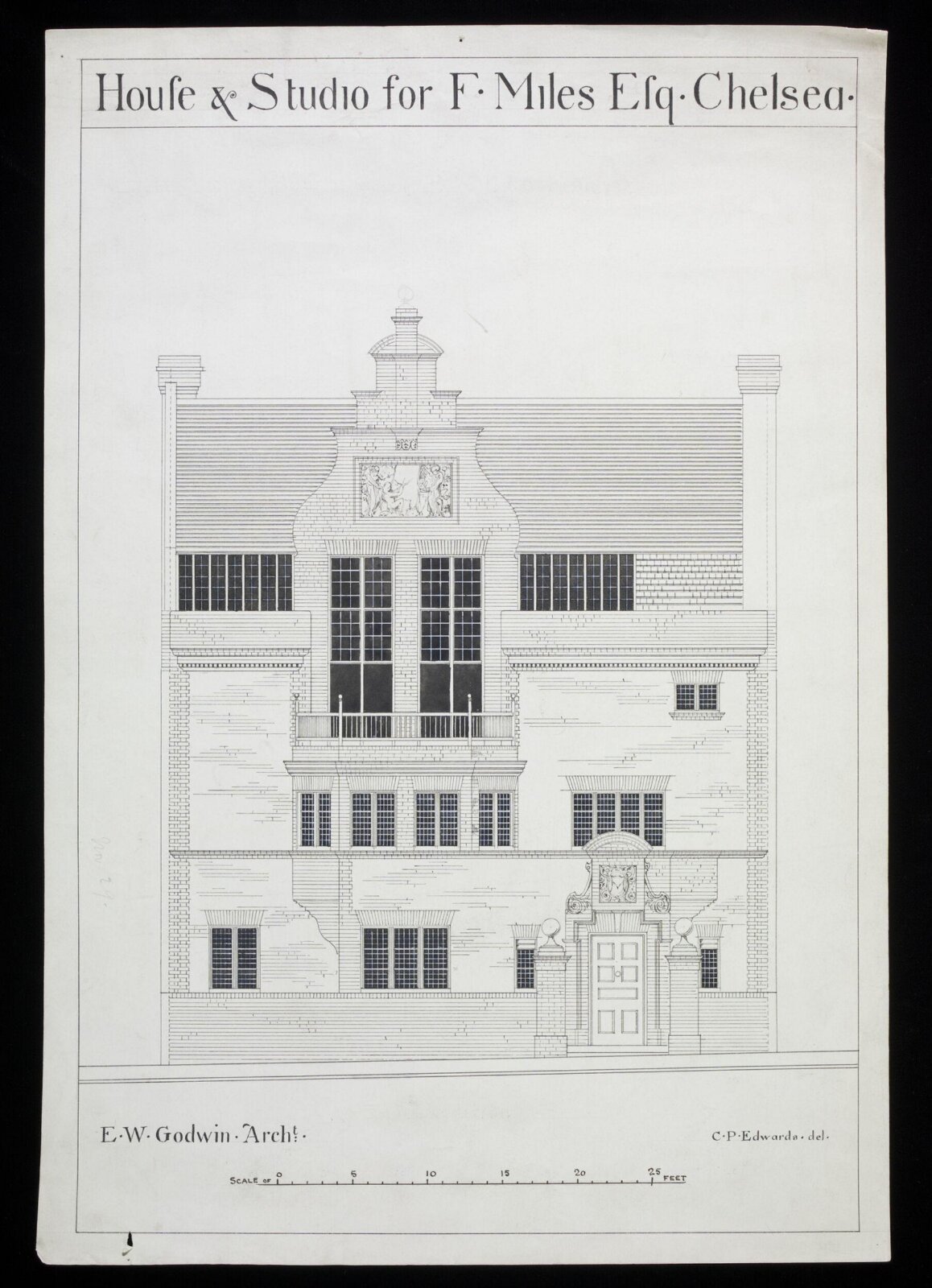 Drawing, Edward William Godwin, November 29 1878