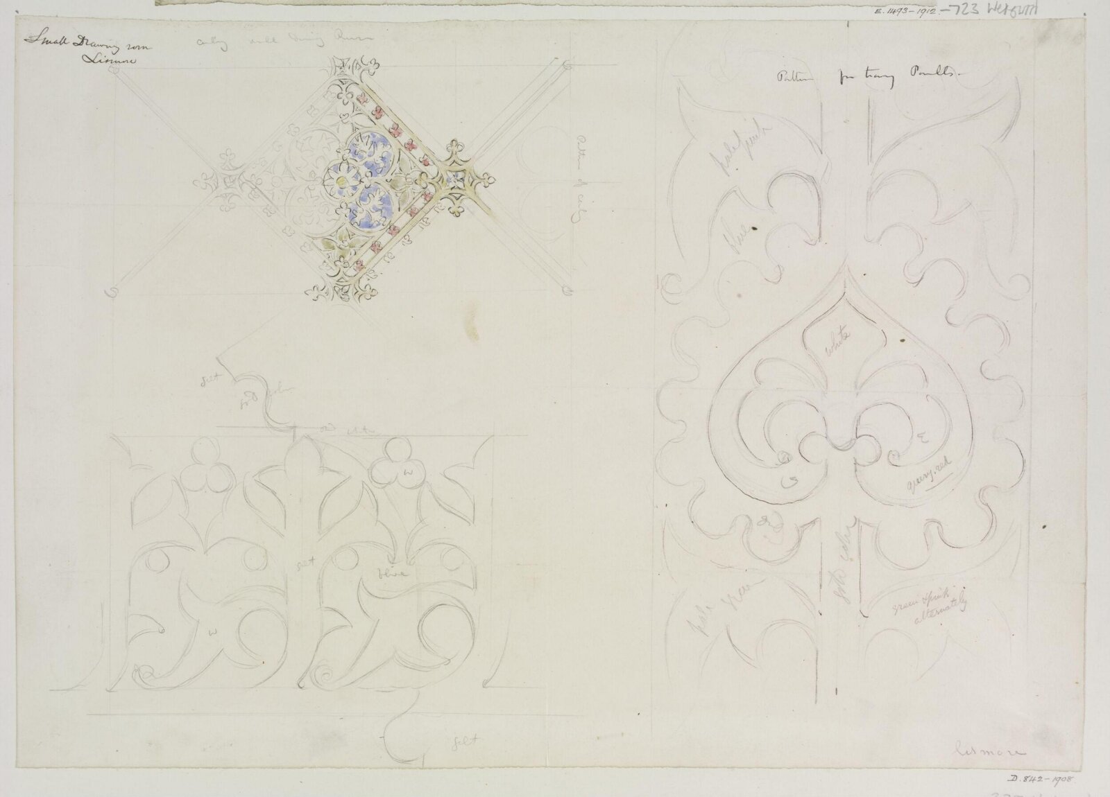 Drawing, A.W.N. Pugin, 1849 to 1850