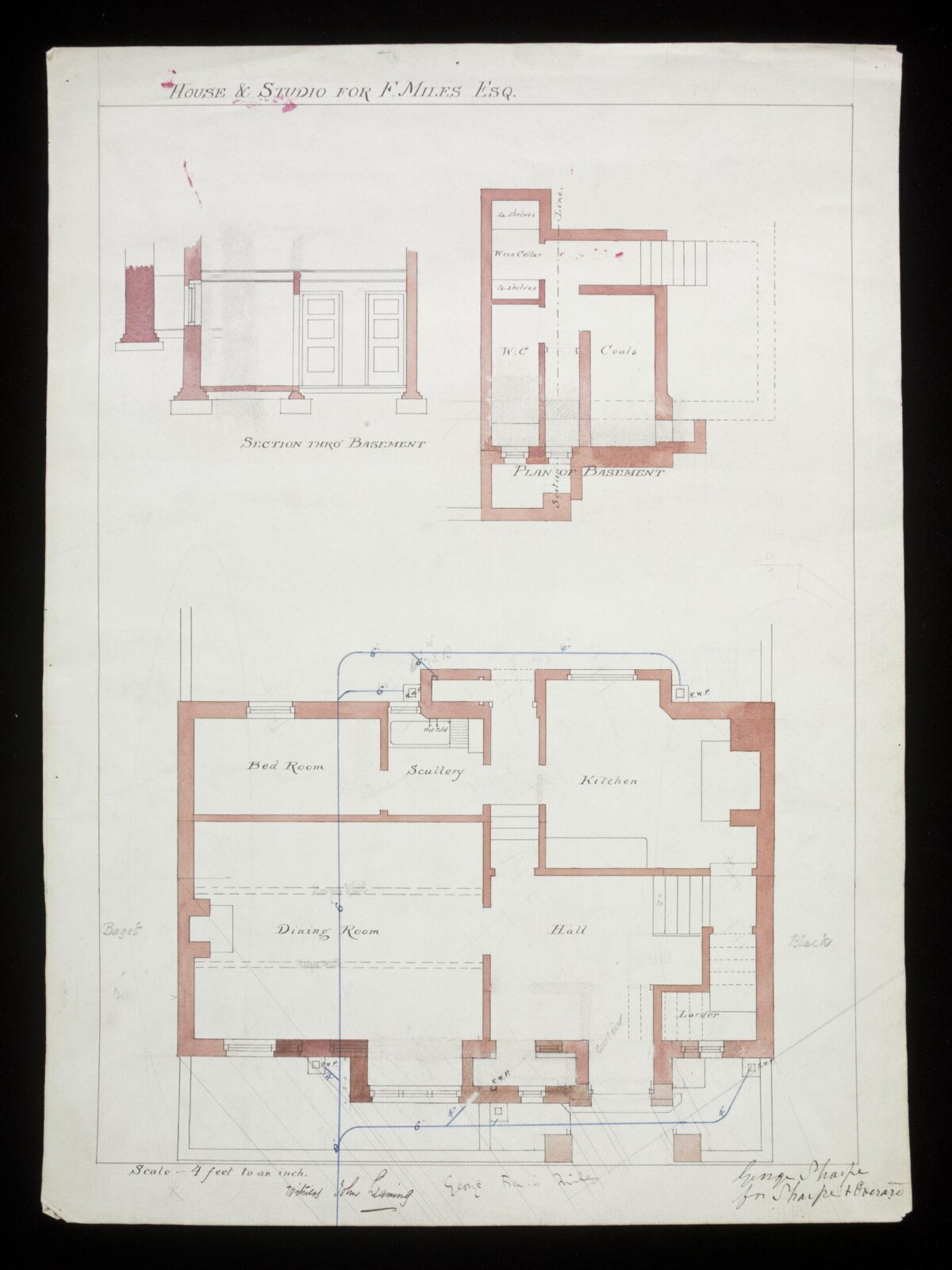 Drawing, Edward William Godwin, 1878-1879