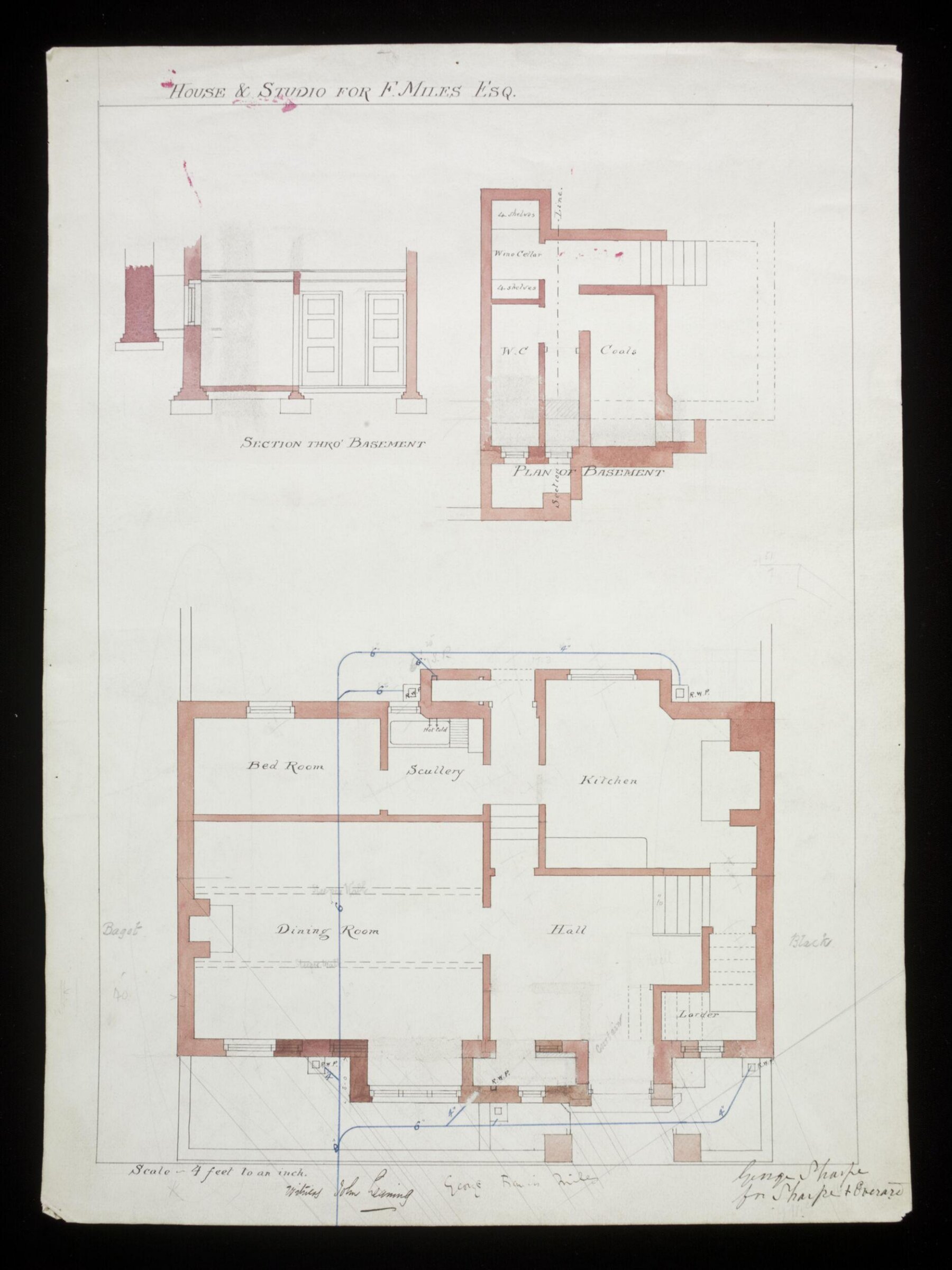 Drawing, Edward William Godwin, 1878-1879