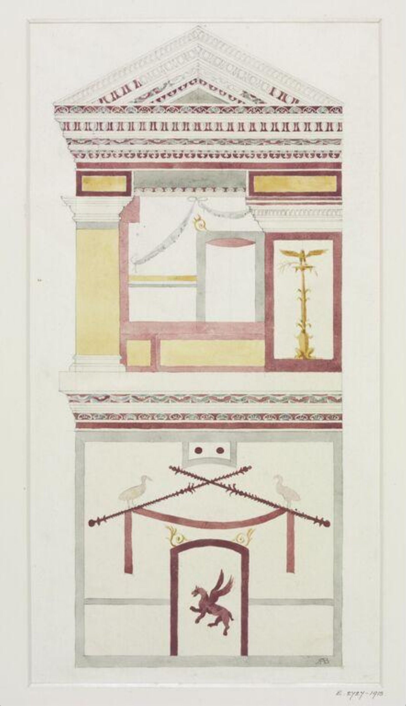 Drawing, Robert Alexander Briggs, 1912