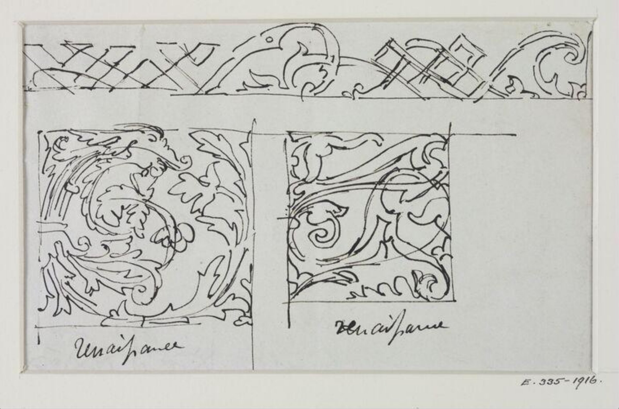 Drawing, John Soane, 1773-1837