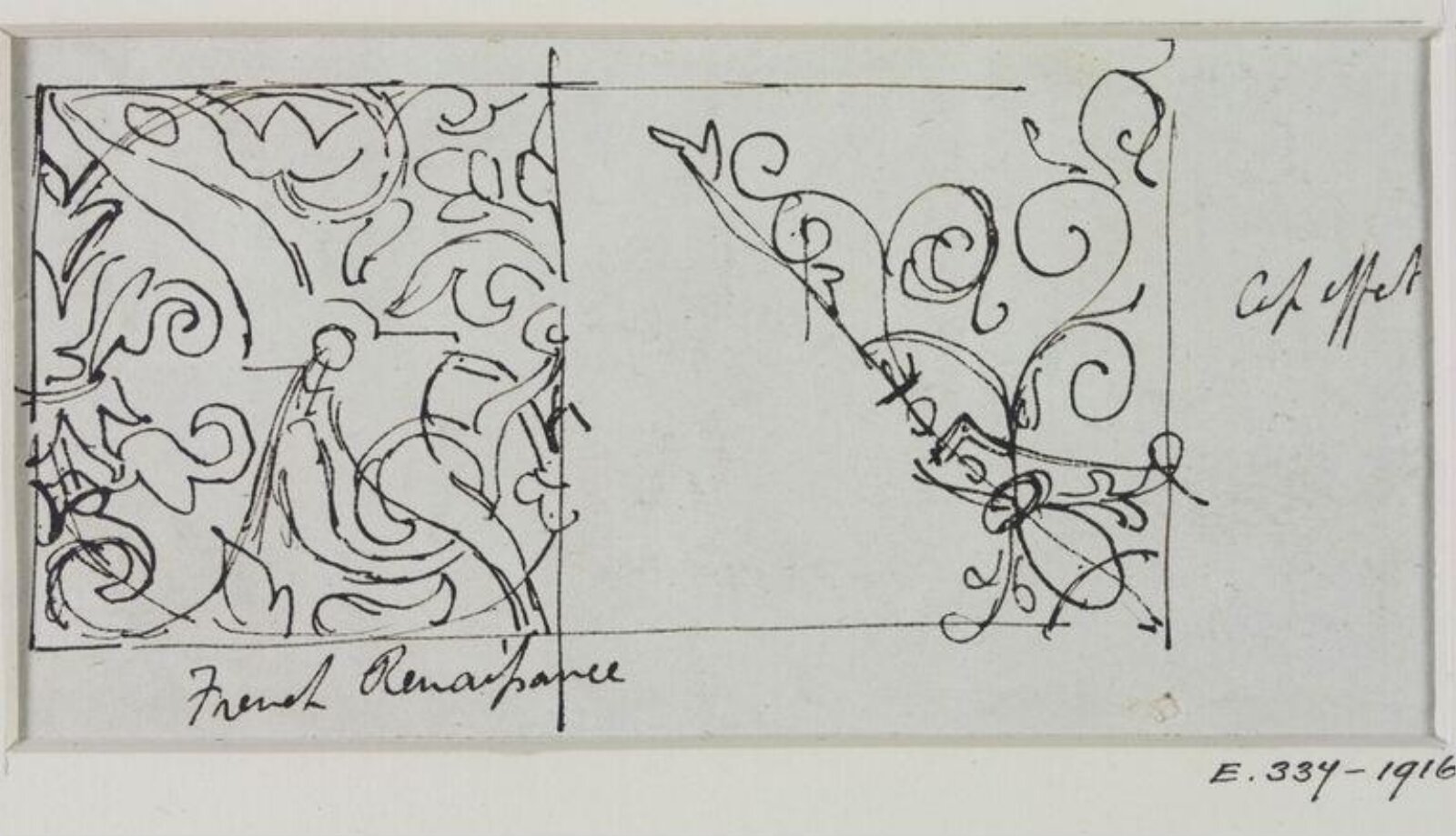 Drawing, John Soane, 1773-1837