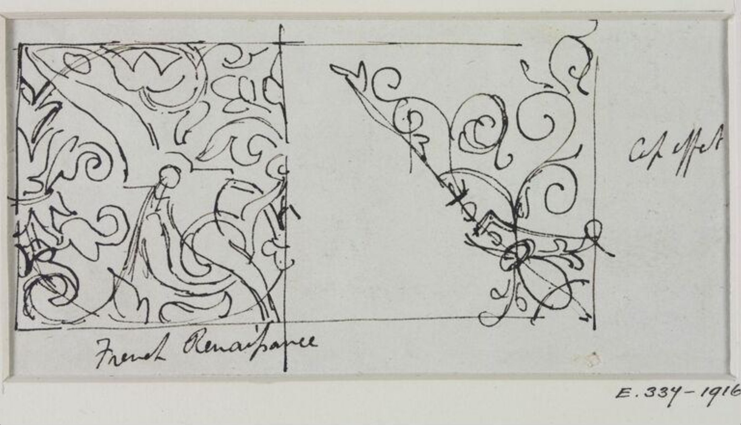 Drawing, John Soane, 1773-1837