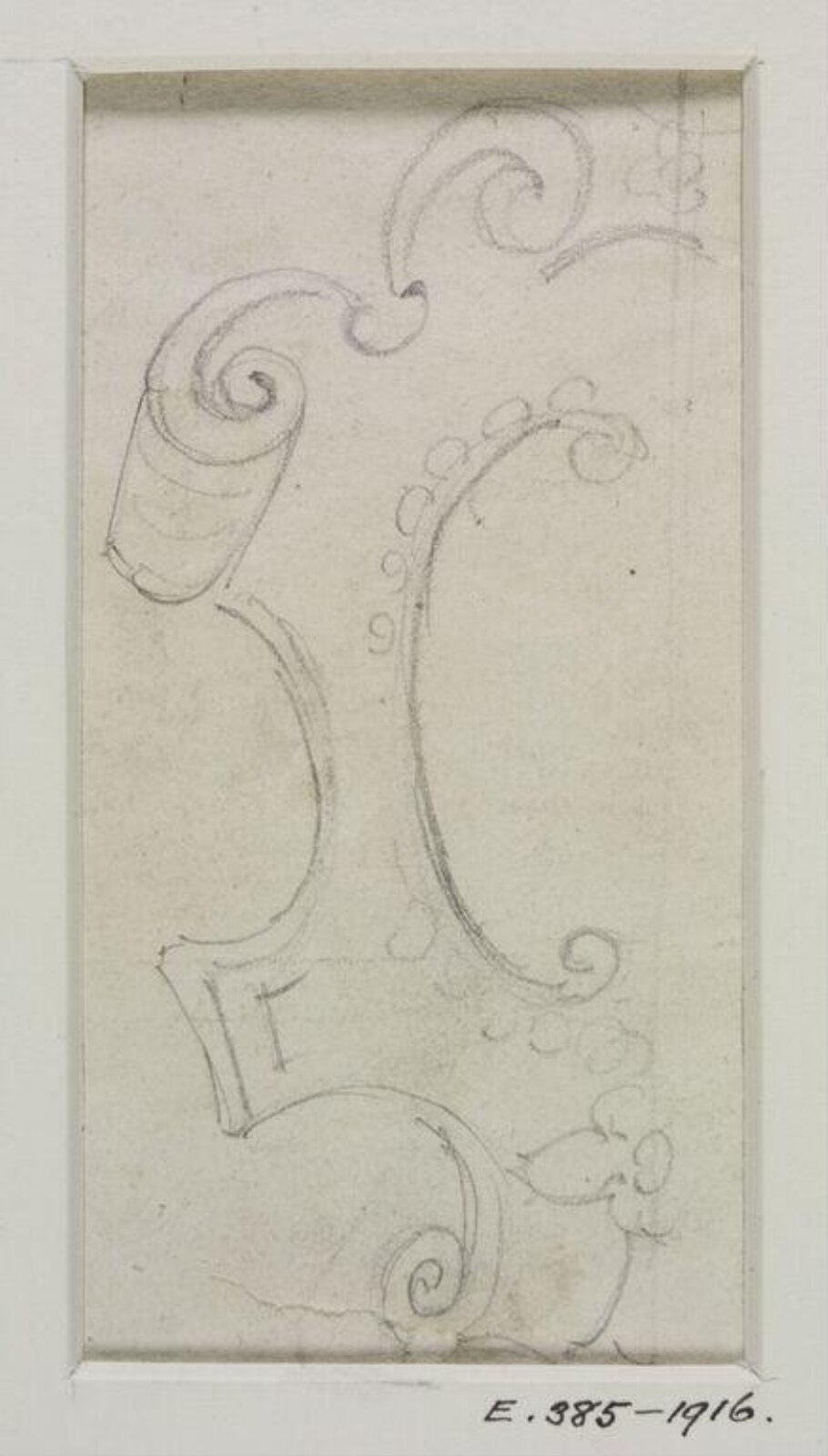 Drawing, John Soane, 1773-1837