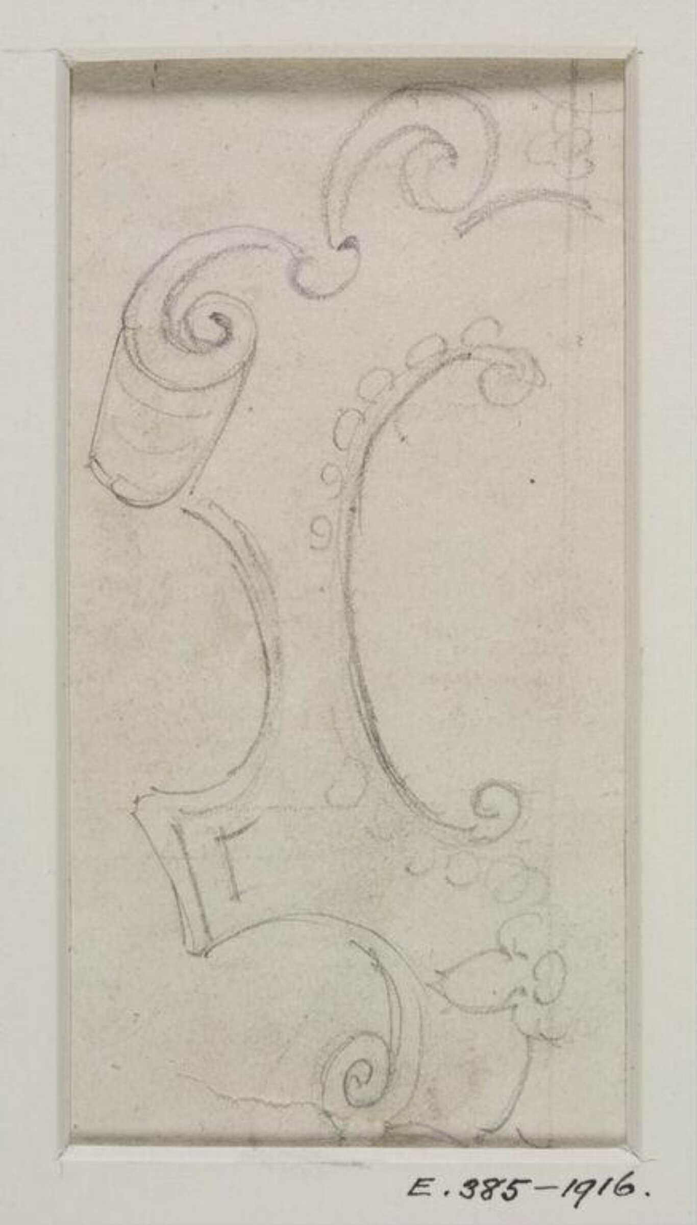 Drawing, John Soane, 1773-1837
