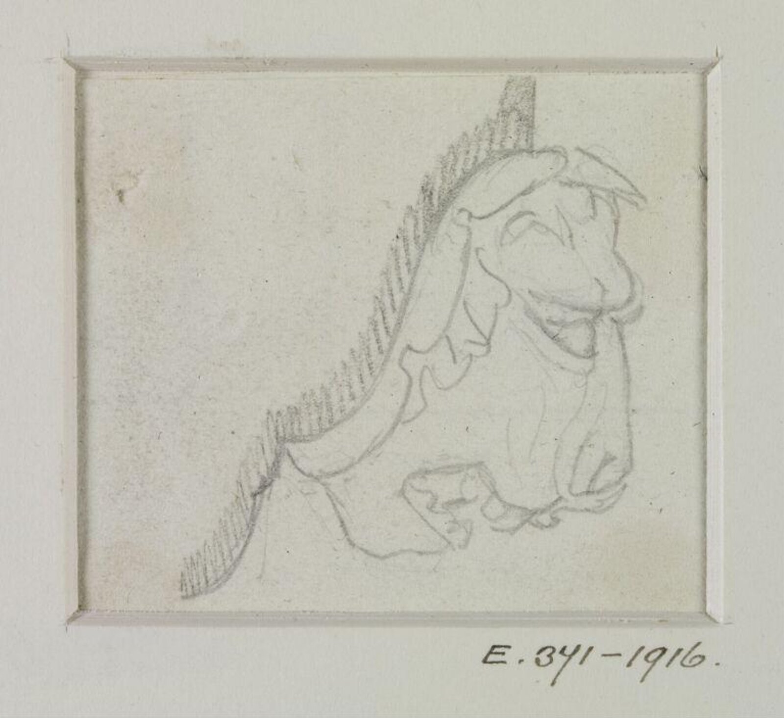 Drawing, John Soane, 1773-1837