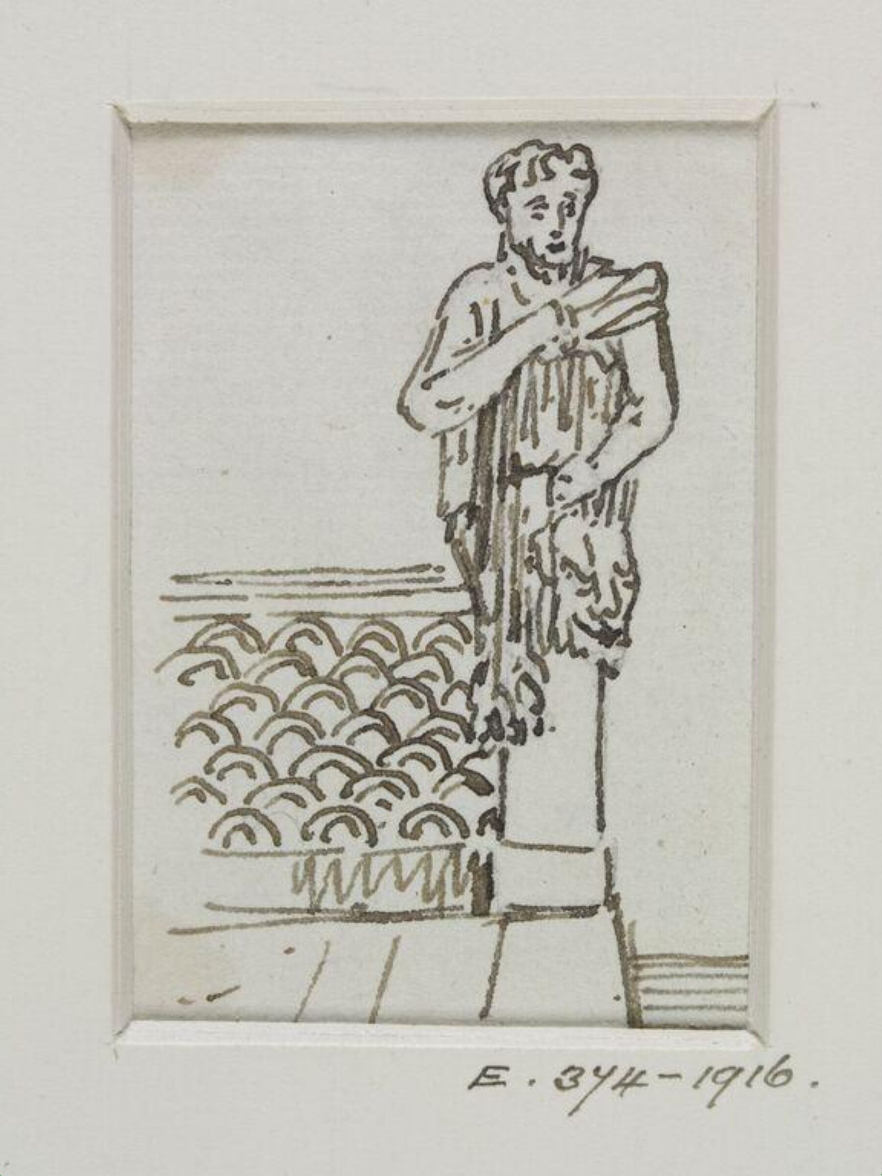 Drawing, John Soane, 1773-1837