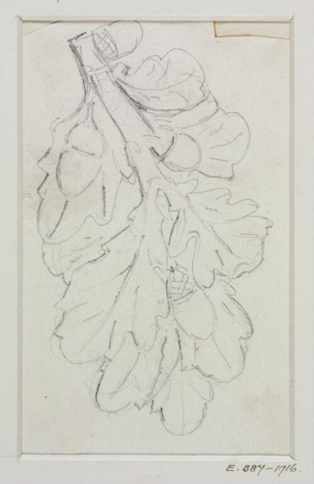 Drawing, John Soane, 1773-1837