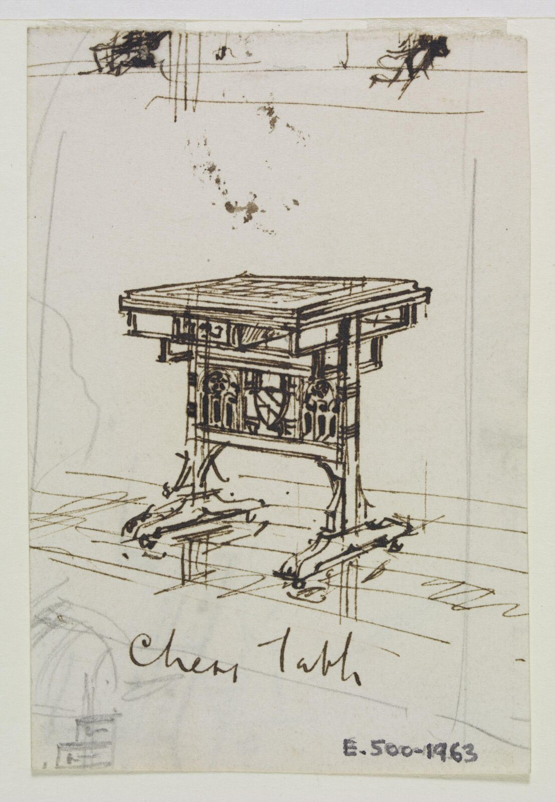 Drawing, Edward William Godwin, 1872-1883