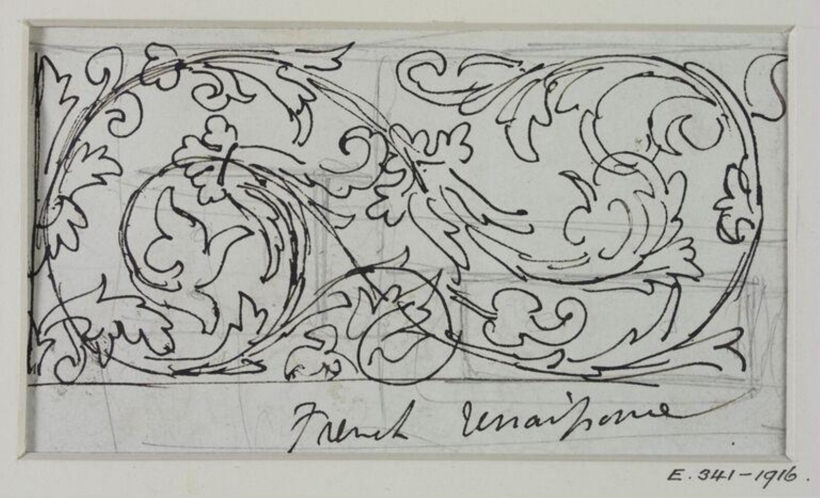 Drawing, John Soane, 1773-1837