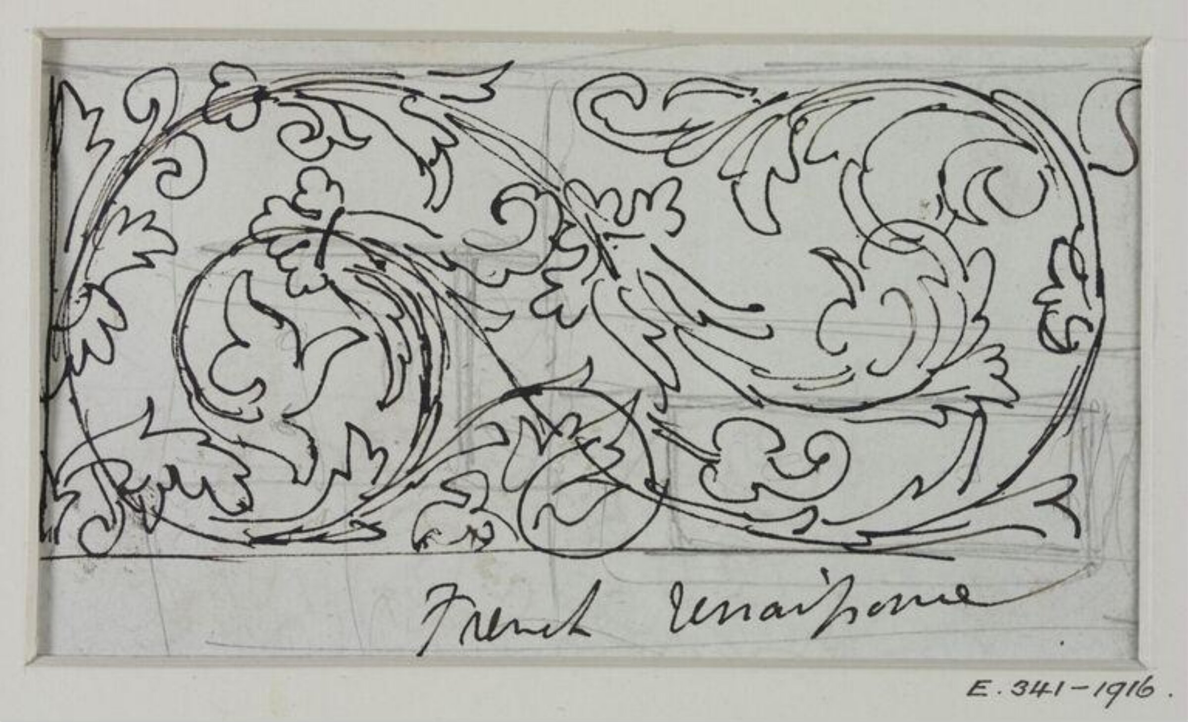 Drawing, John Soane, 1773-1837