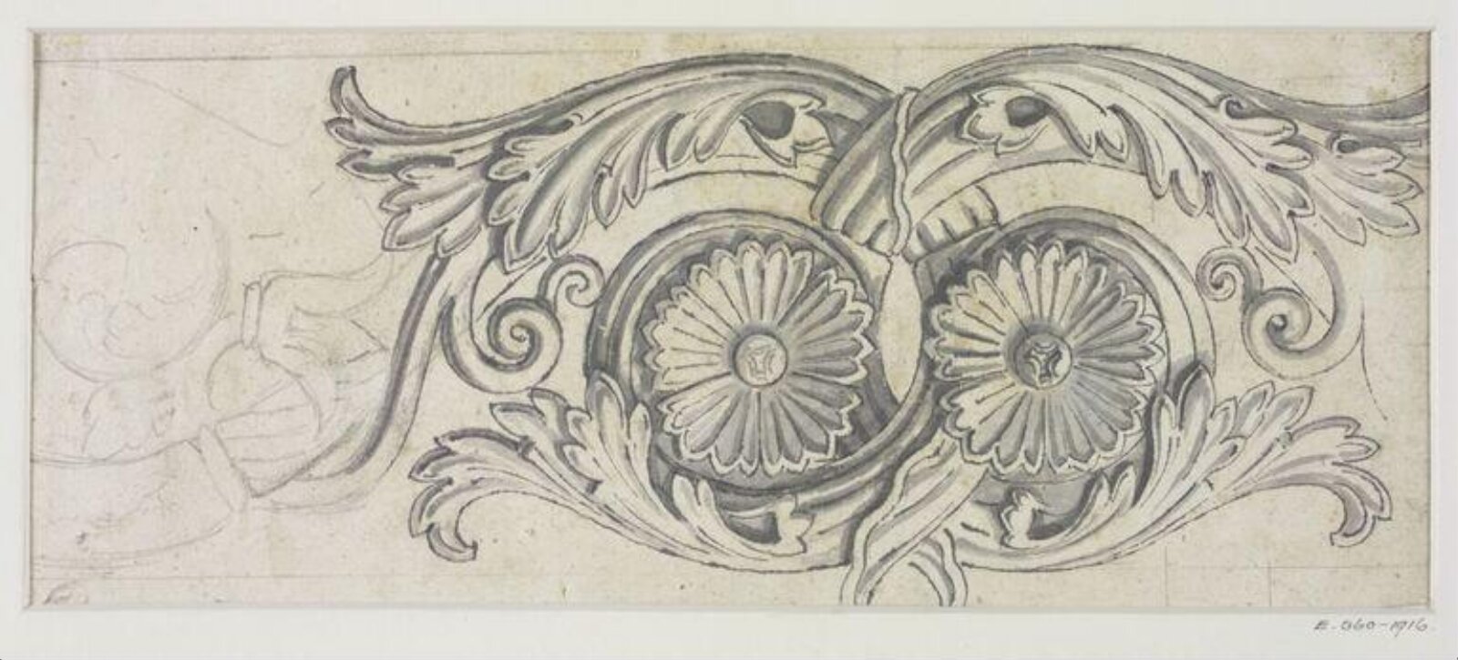 Drawing, John Soane, 1773-1837