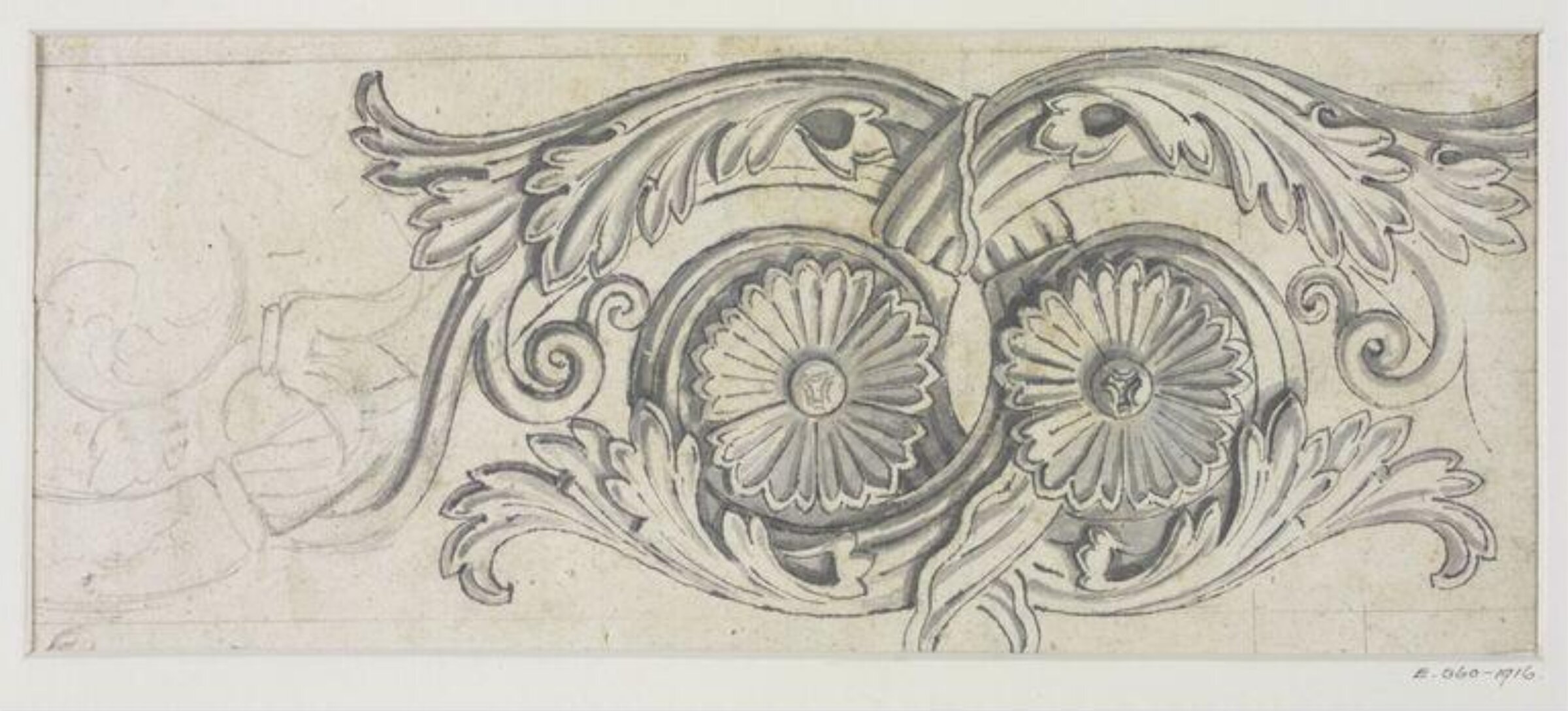 Drawing, John Soane, 1773-1837