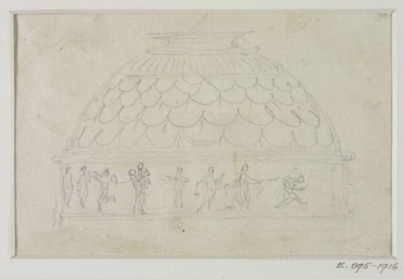 Drawing, John Soane, 1773-1837