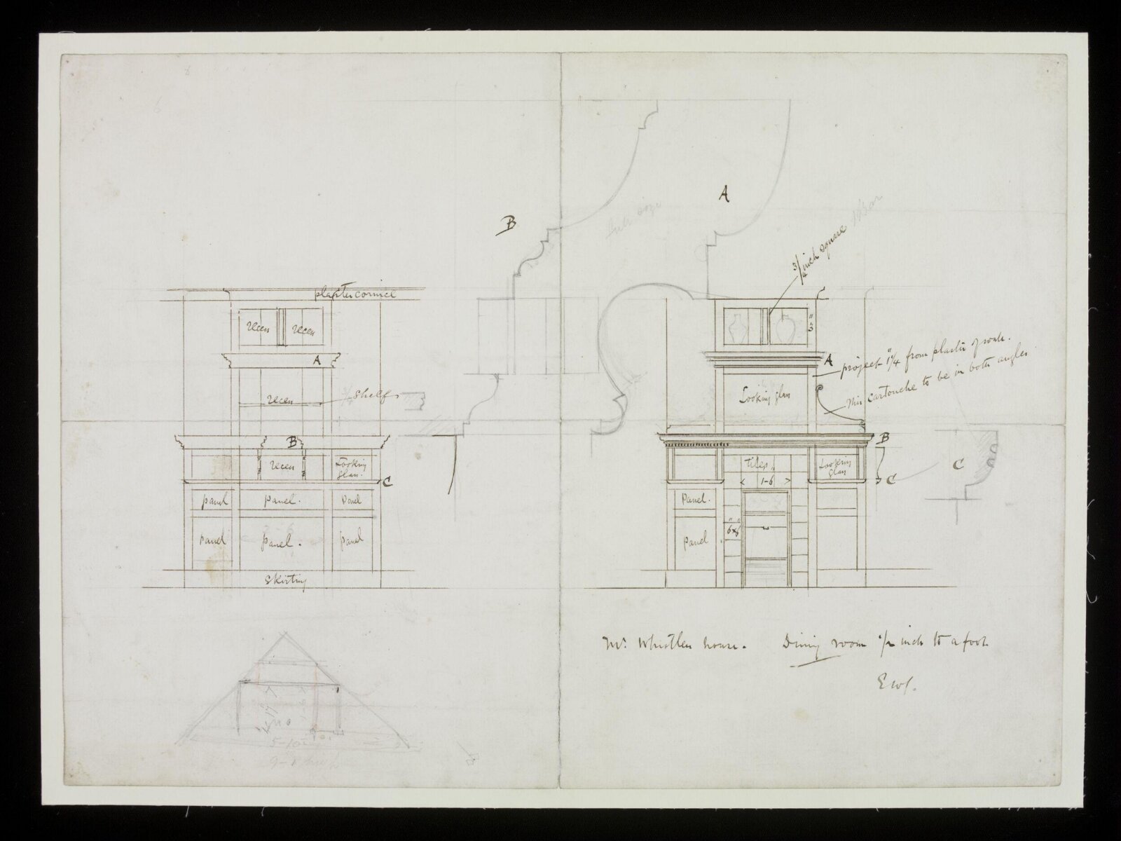 Drawing, Edward William Godwin, 1877-1878