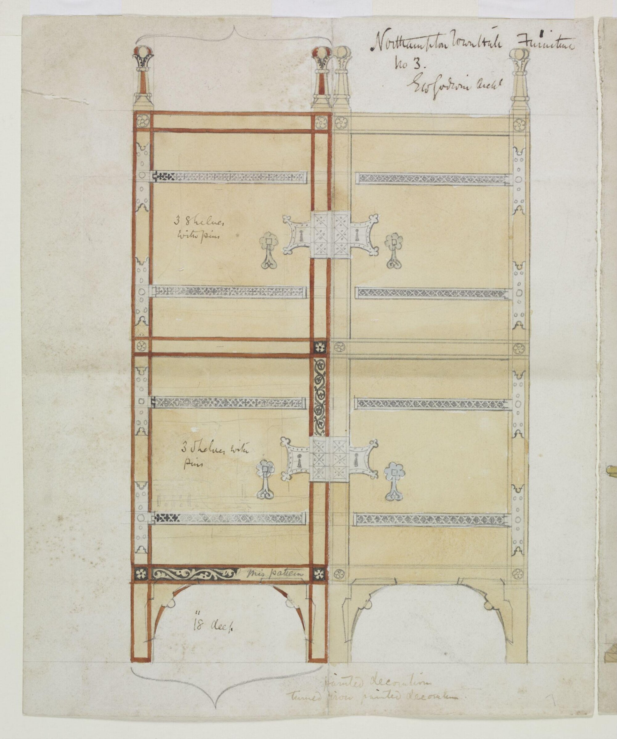 Drawing, Эдвард Уильям Годвин, 1860-1865