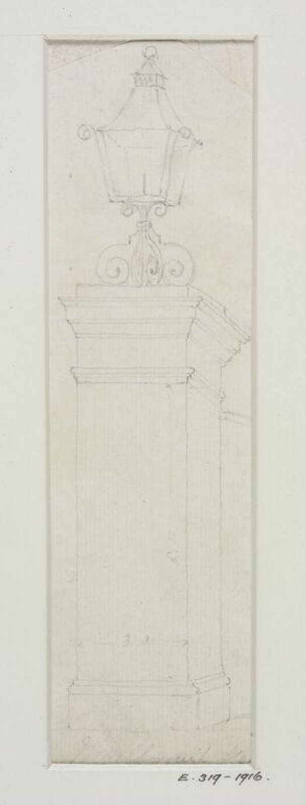 Drawing, John Soane, 1773-1837