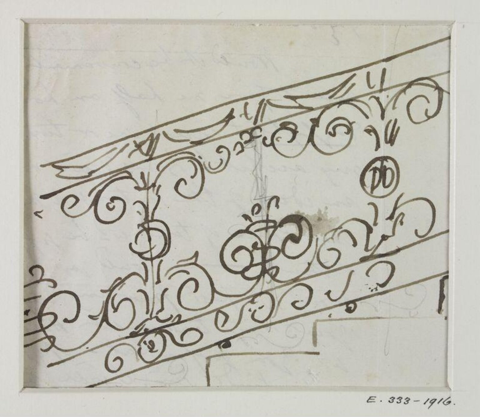 Drawing, John Soane, 1773-1837