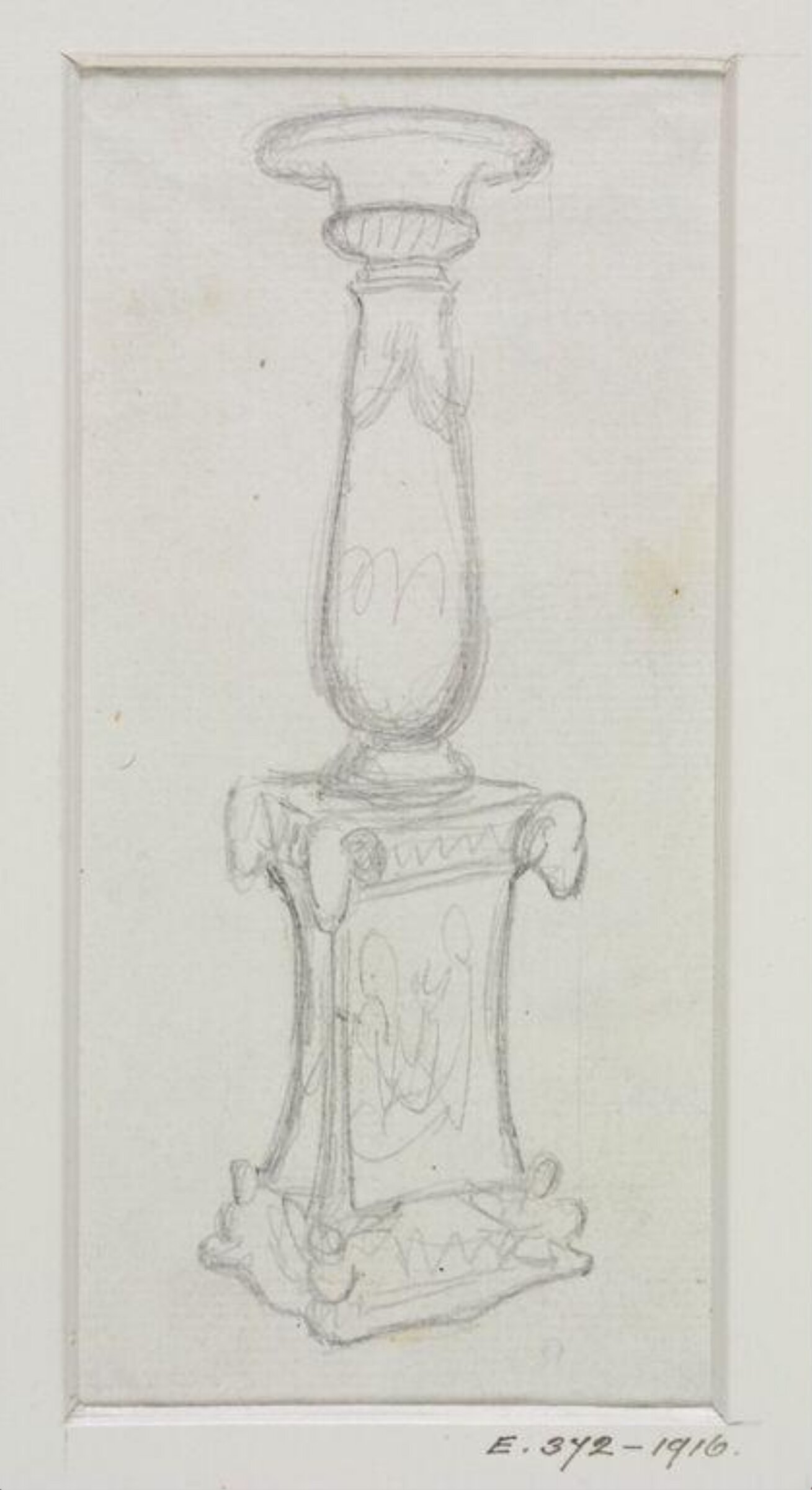 Drawing, John Soane, 1773-1837