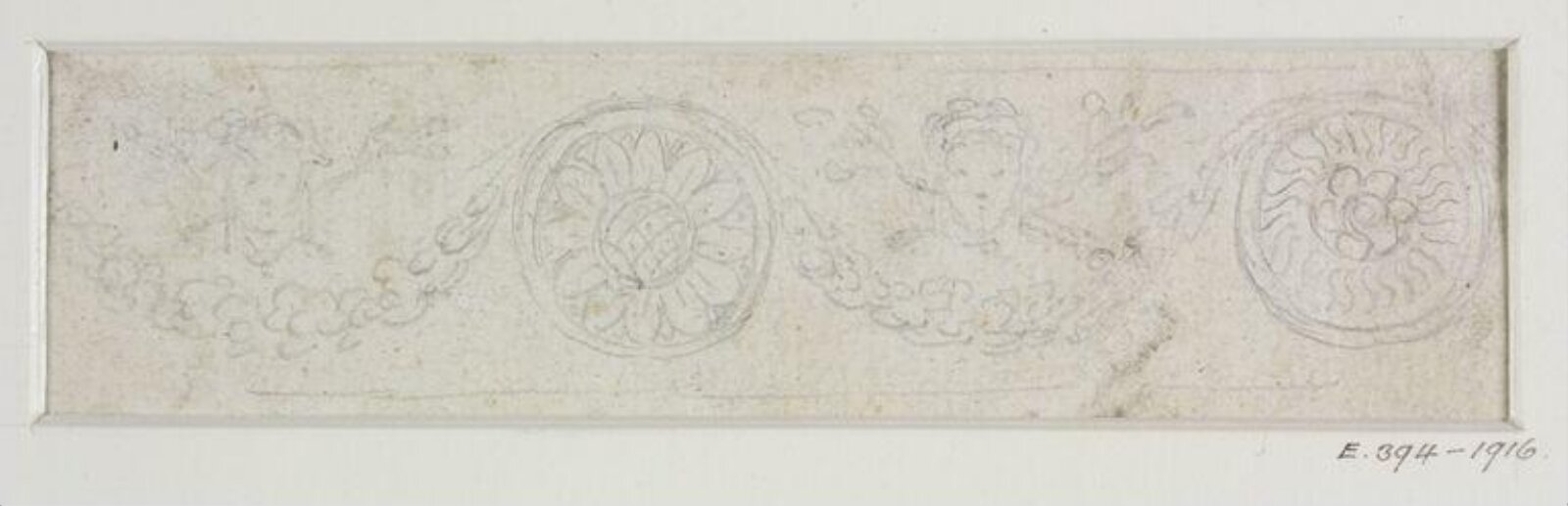 Drawing, John Soane, 1773-1837