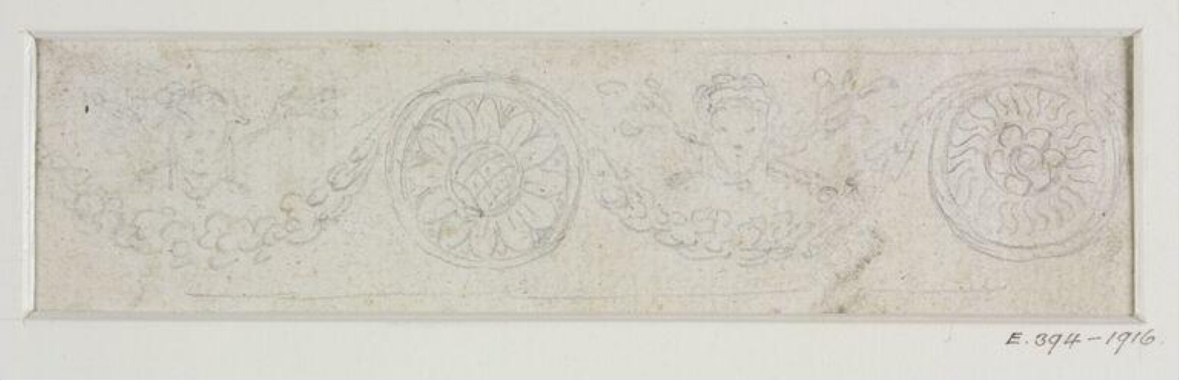 Drawing, John Soane, 1773-1837