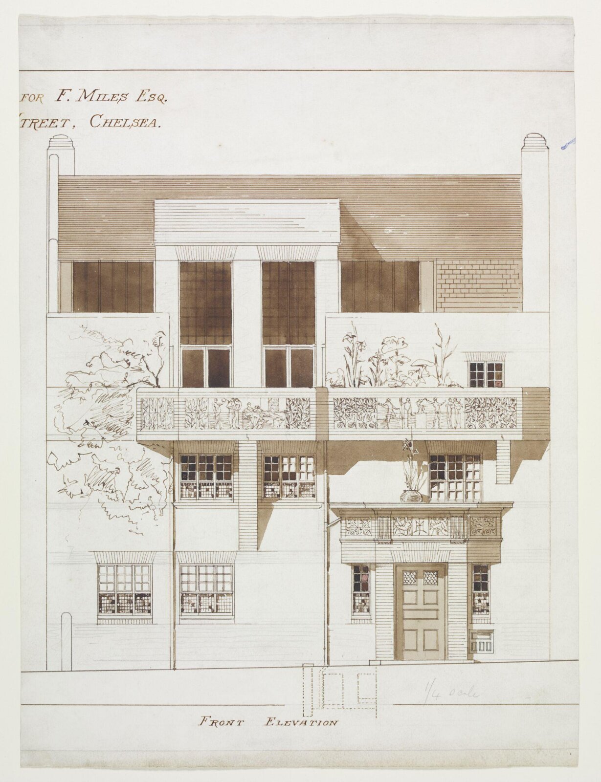 Drawing, Edward William Godwin, 1878-1879