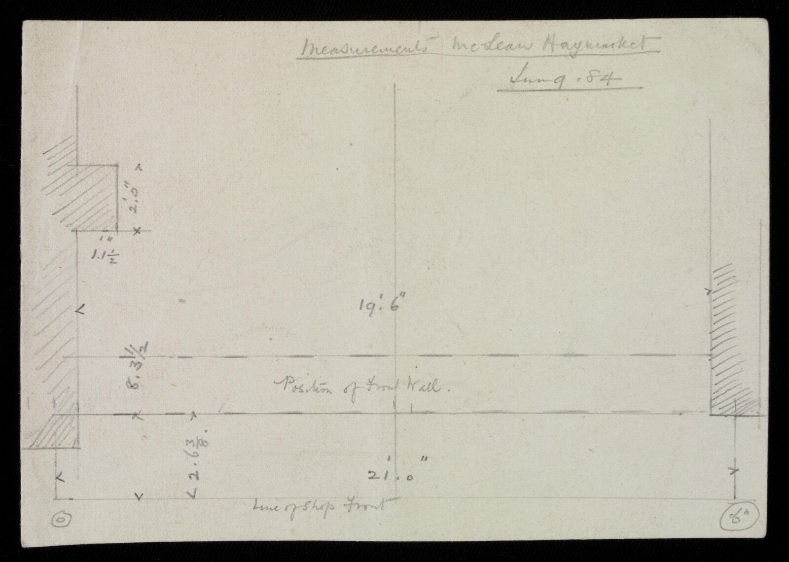 Drawing, Edward William Godwin, 1884
