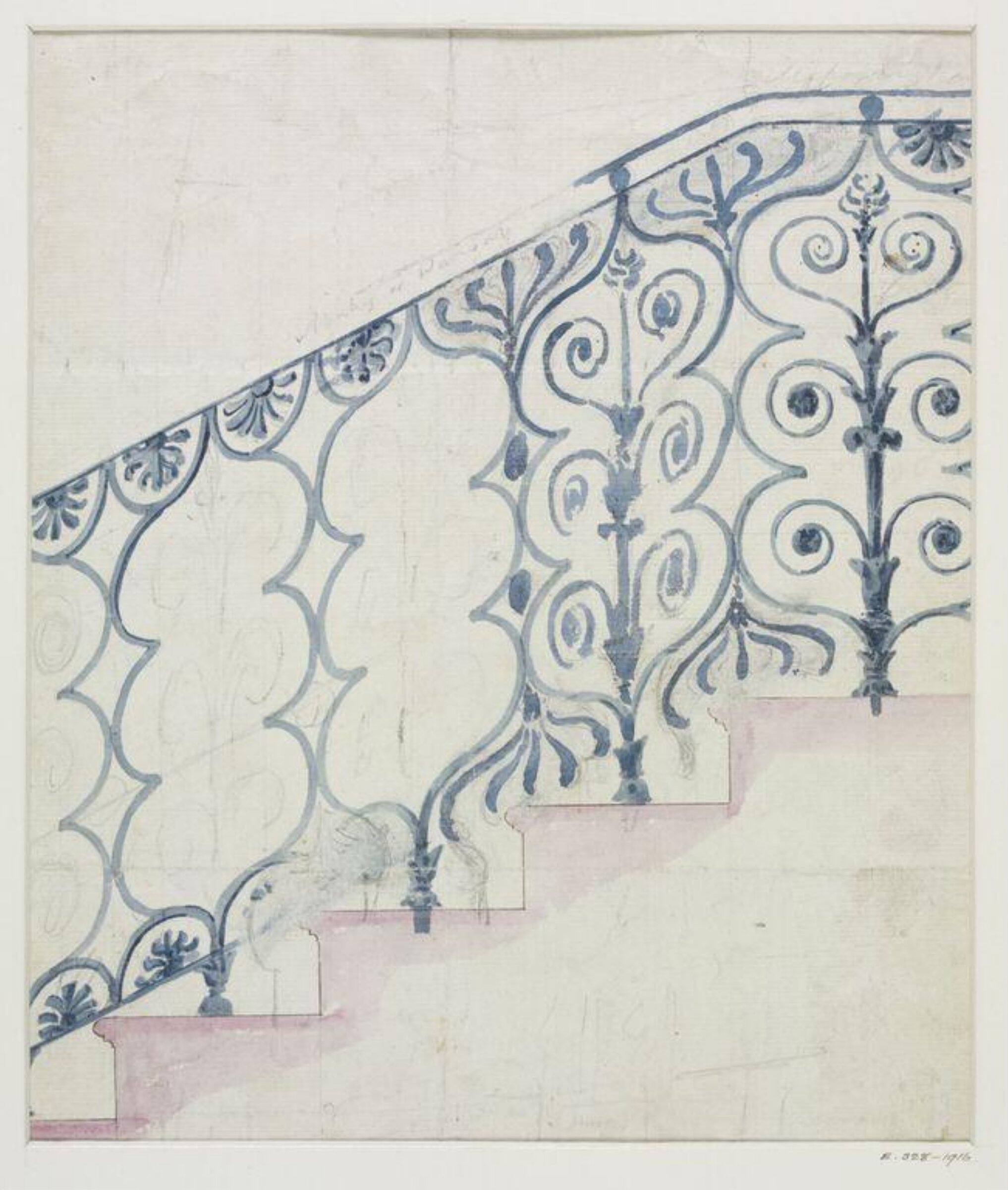 Drawing, John Soane, 1773-1837