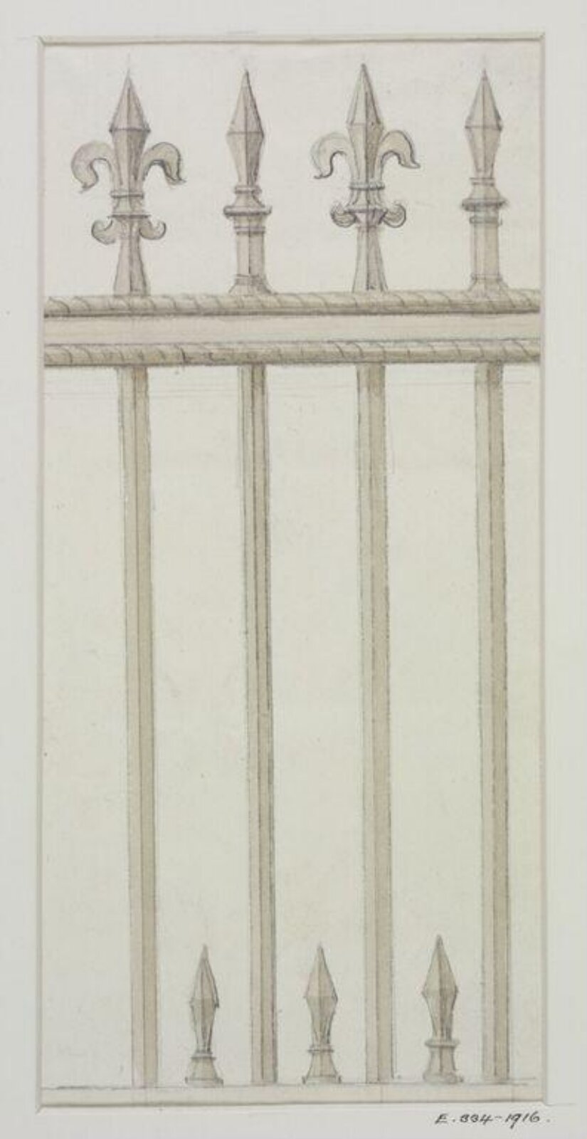 Drawing, John Soane, 1773-1837