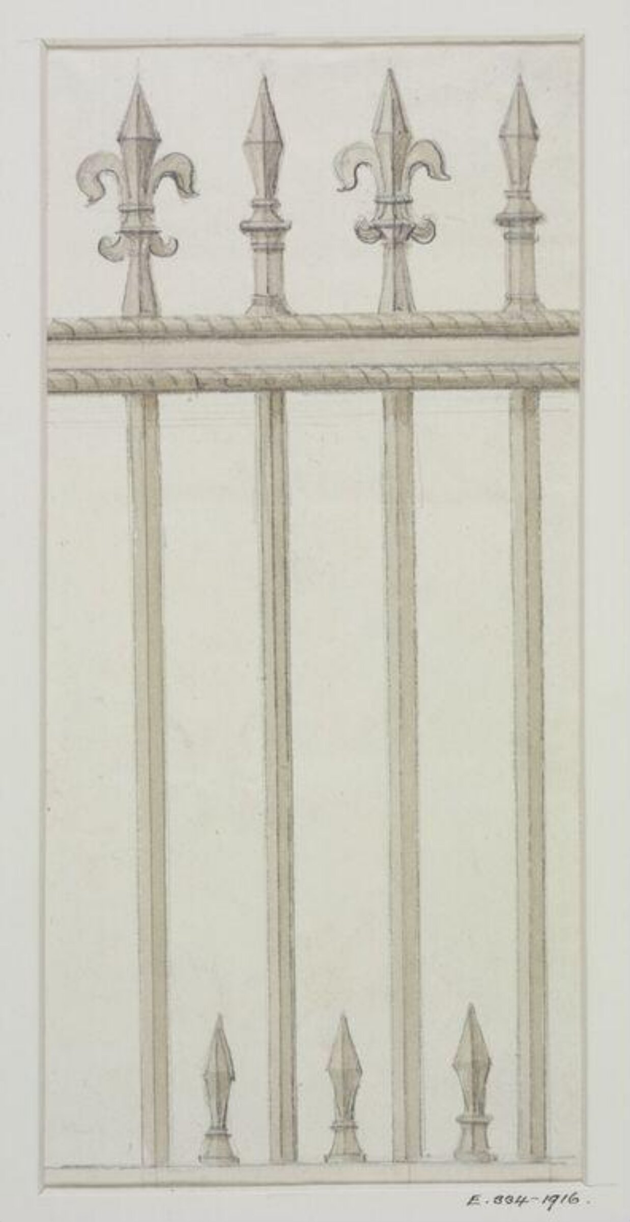 Drawing, John Soane, 1773-1837